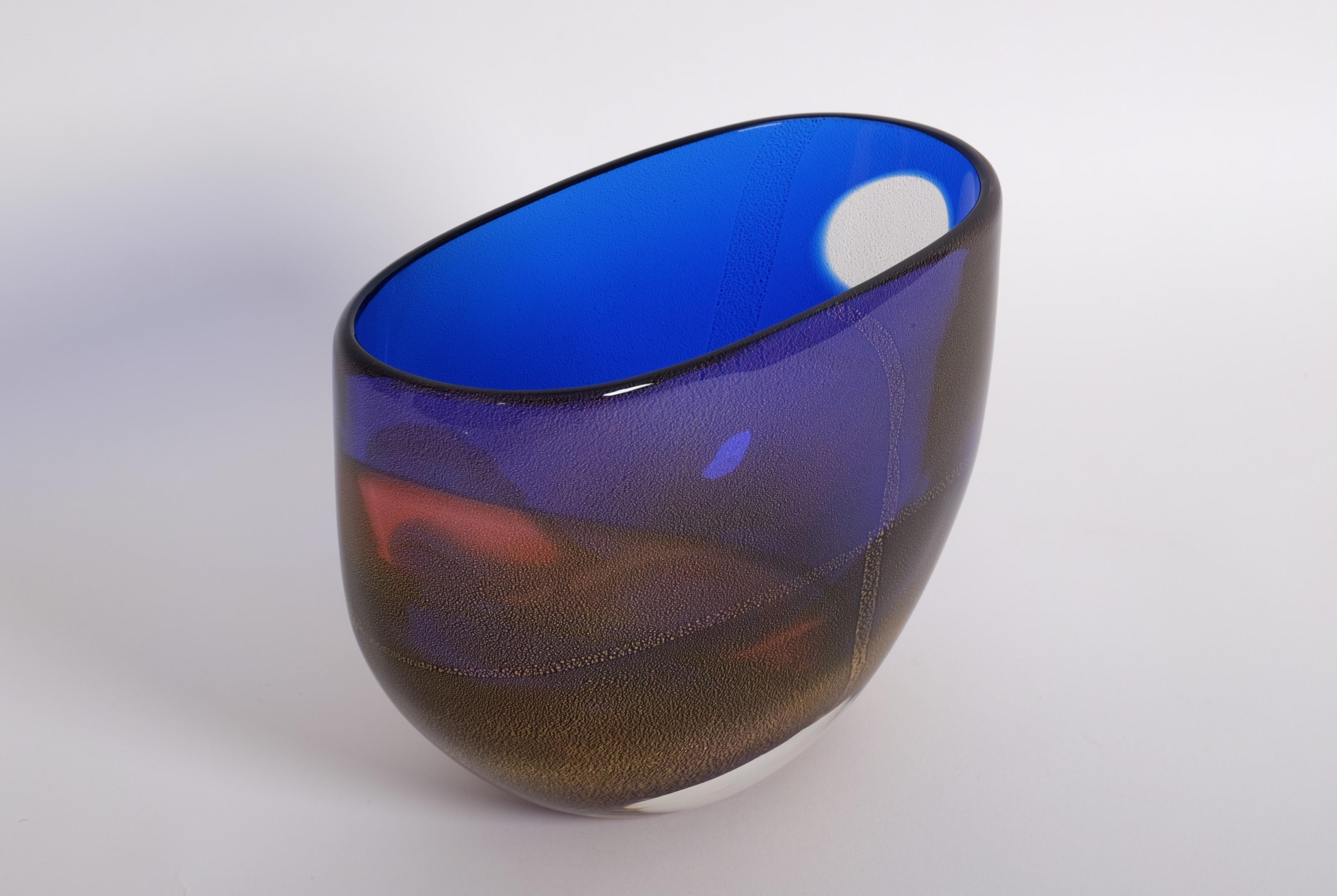Murano Glass Vase 'Carnevale' by Archimede Seguso, Italy 1980s For Sale 2