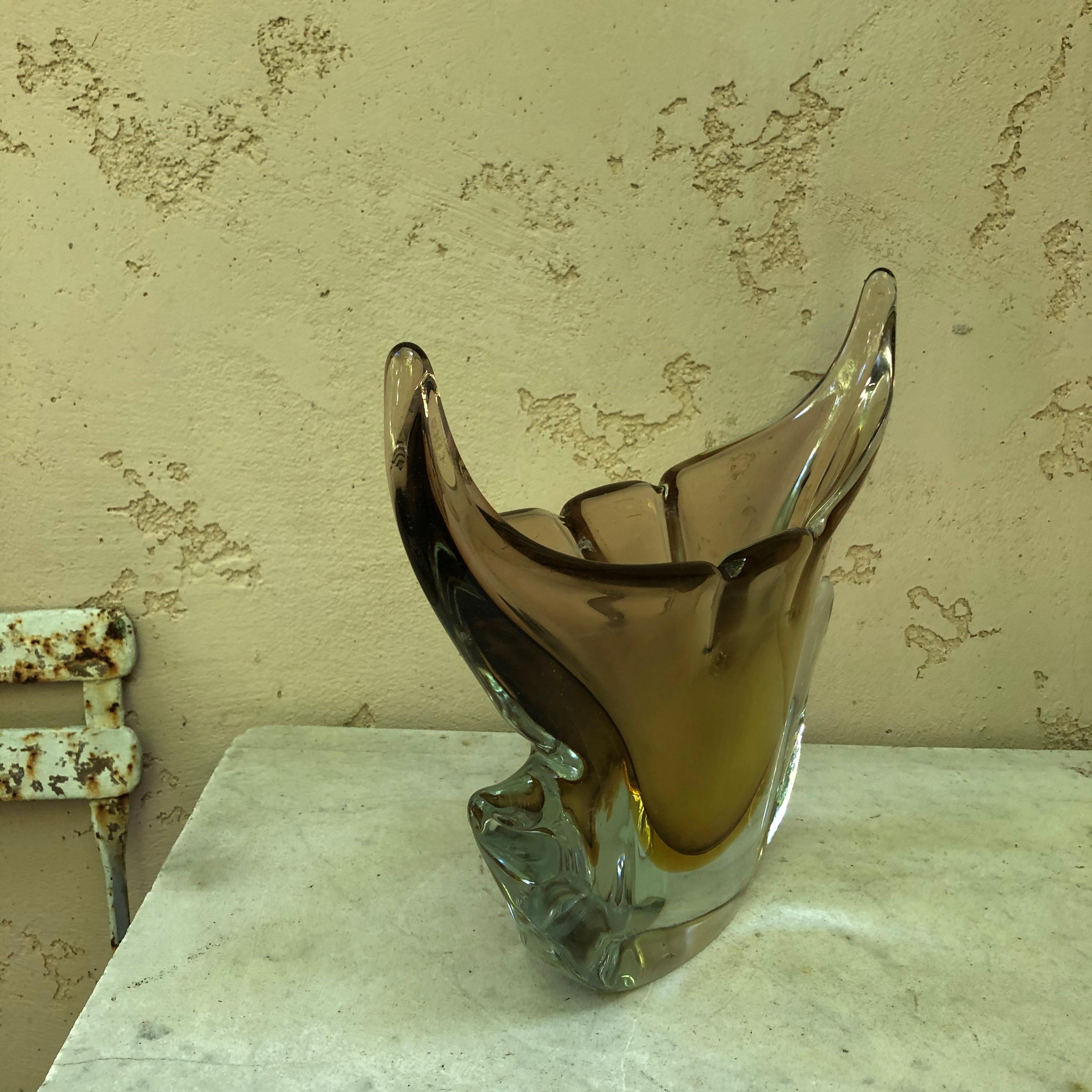 italien Vase en verre de Murano, vers 1960 en vente