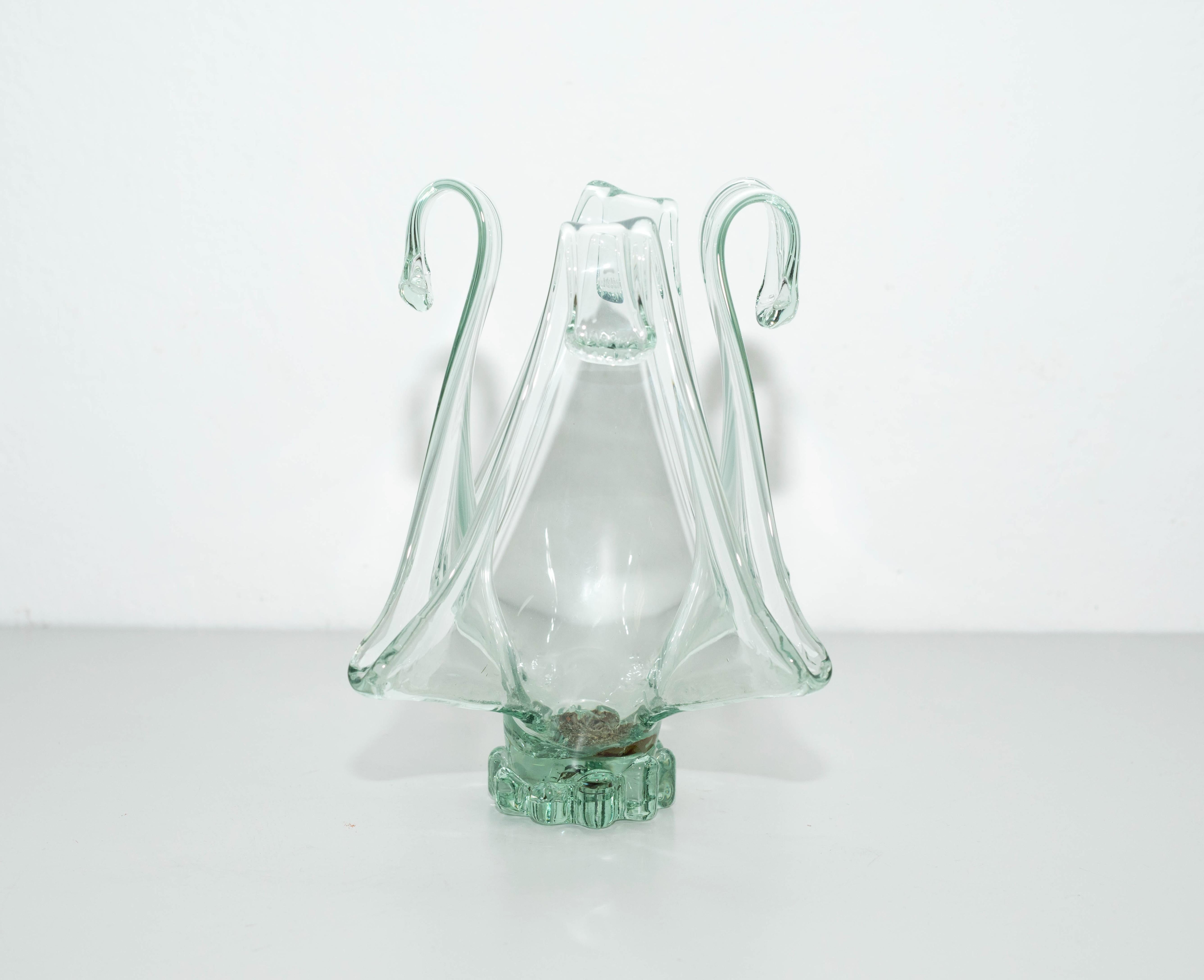 Vase aus Muranoglas, um 1970 (Moderne der Mitte des Jahrhunderts) im Angebot