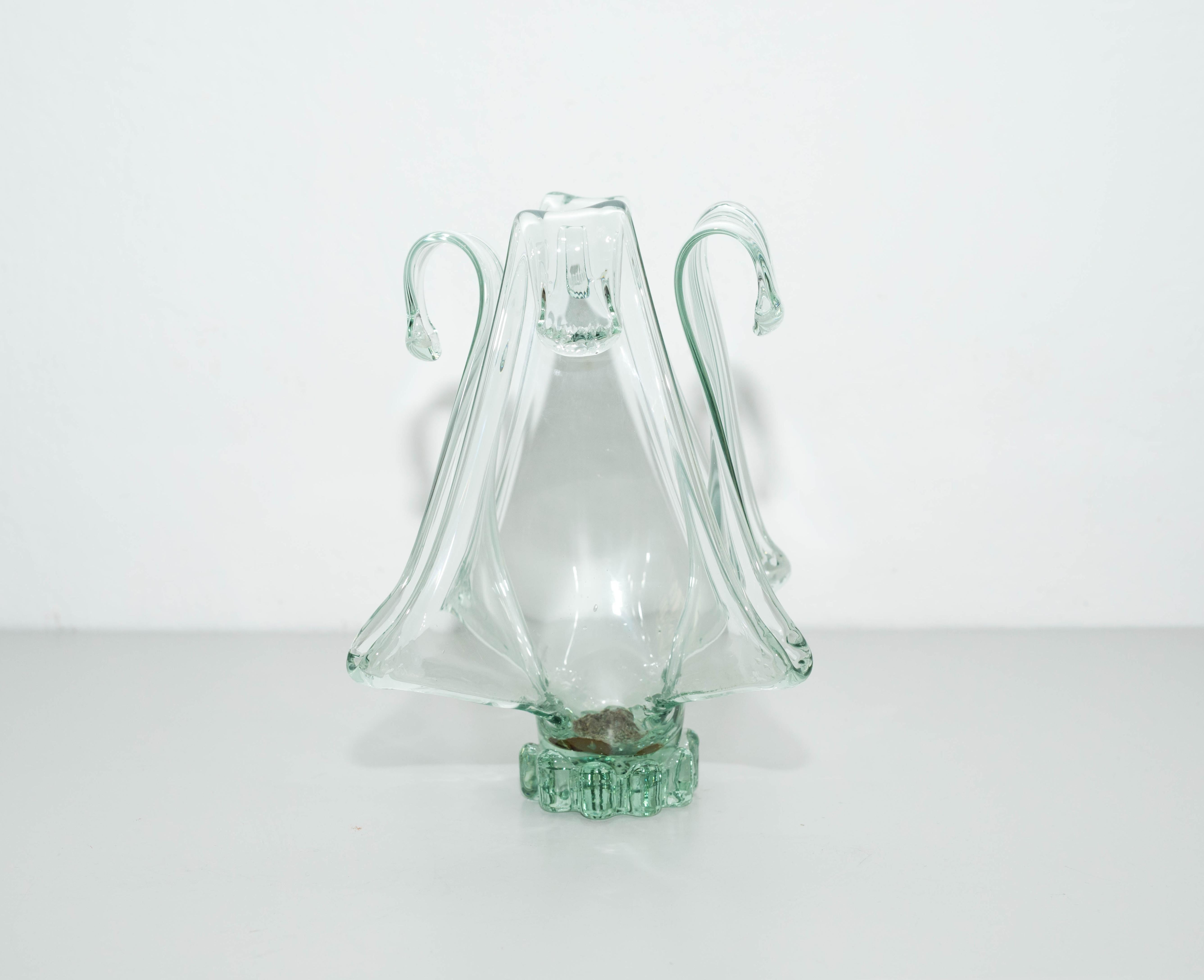 Vase aus Muranoglas, um 1970 im Zustand „Gut“ im Angebot in Barcelona, ES