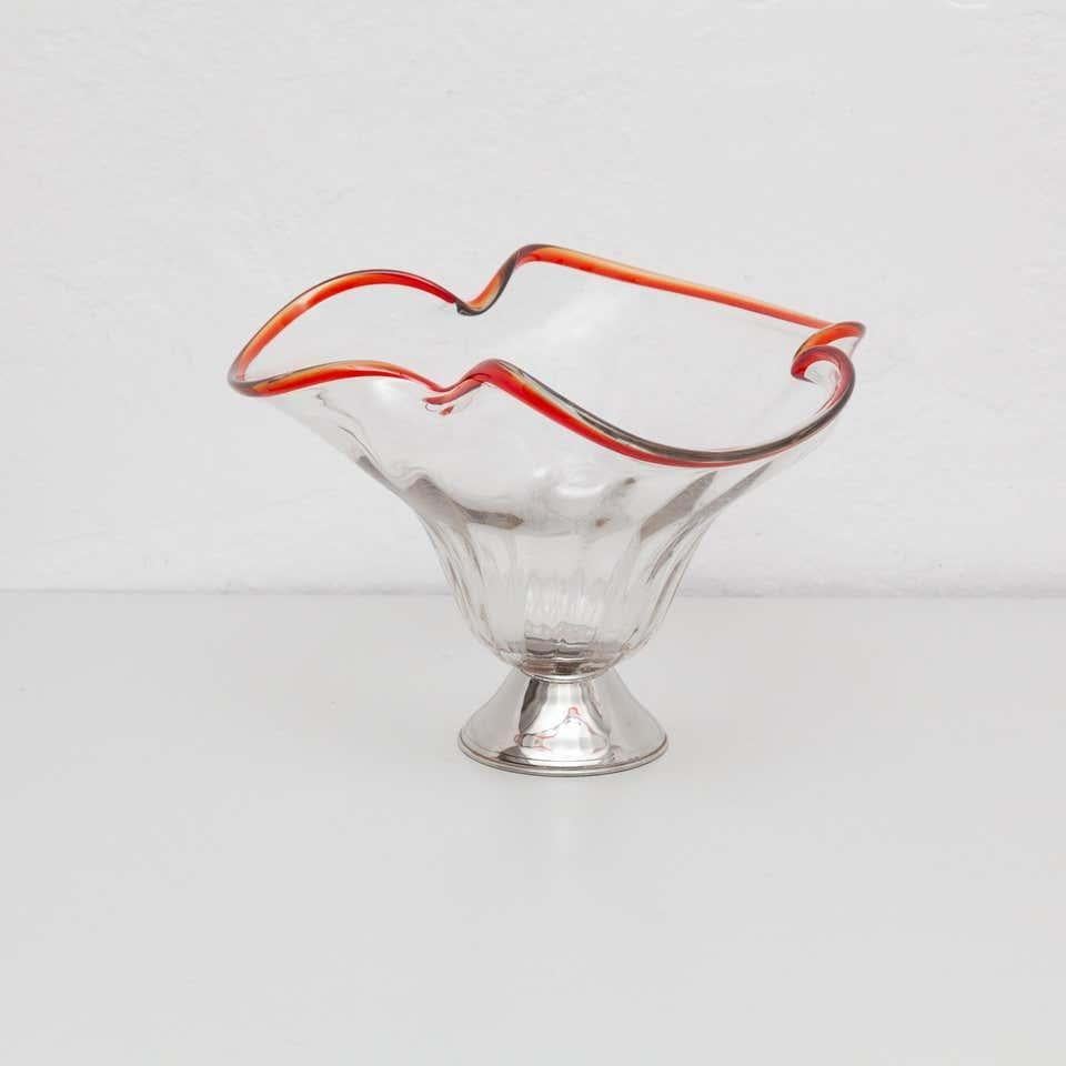 Vaso in vetro di Murano, 1970 circa In condizioni buone in vendita a Barcelona, ES
