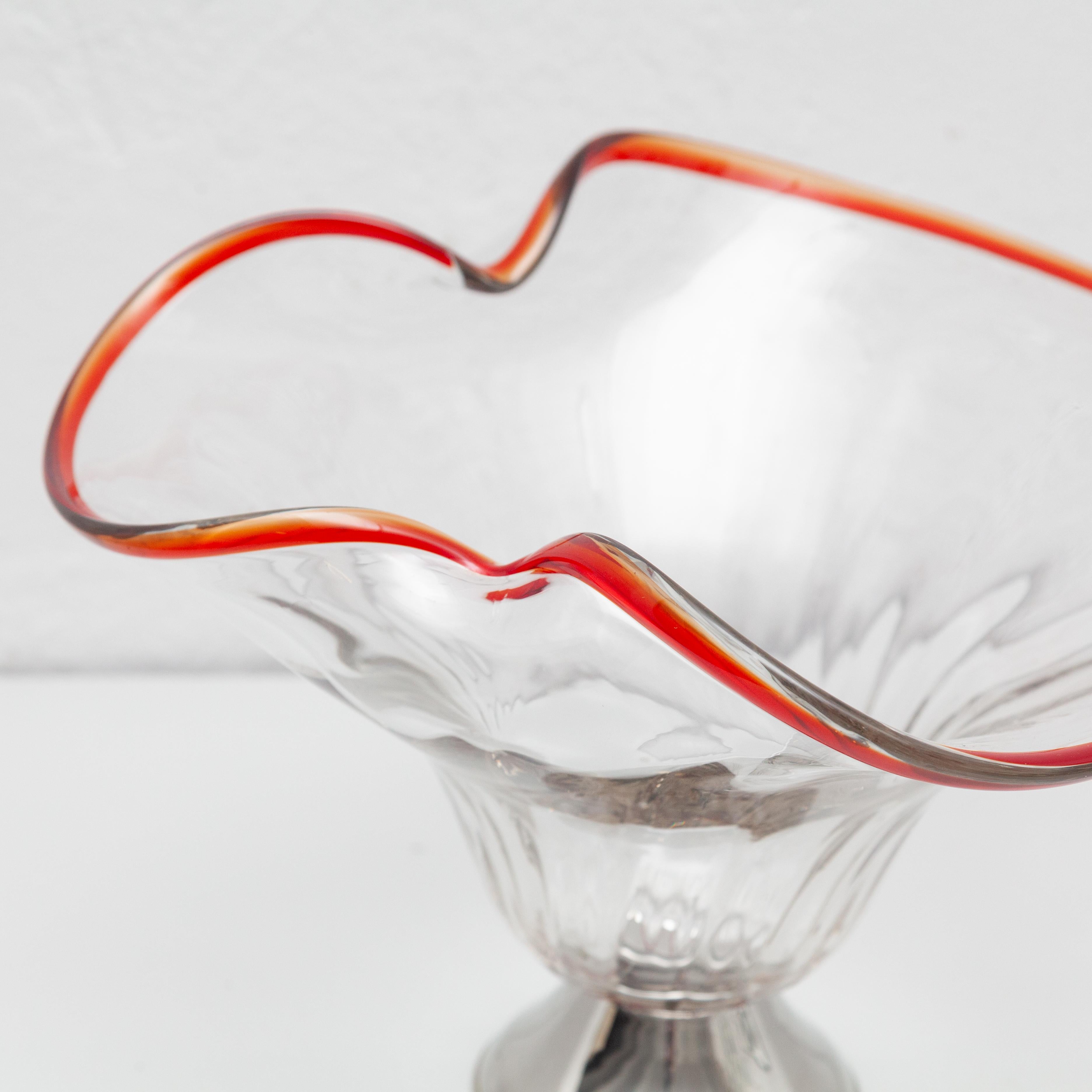 Late 20th Century Murano Glass Vase, circa 1970