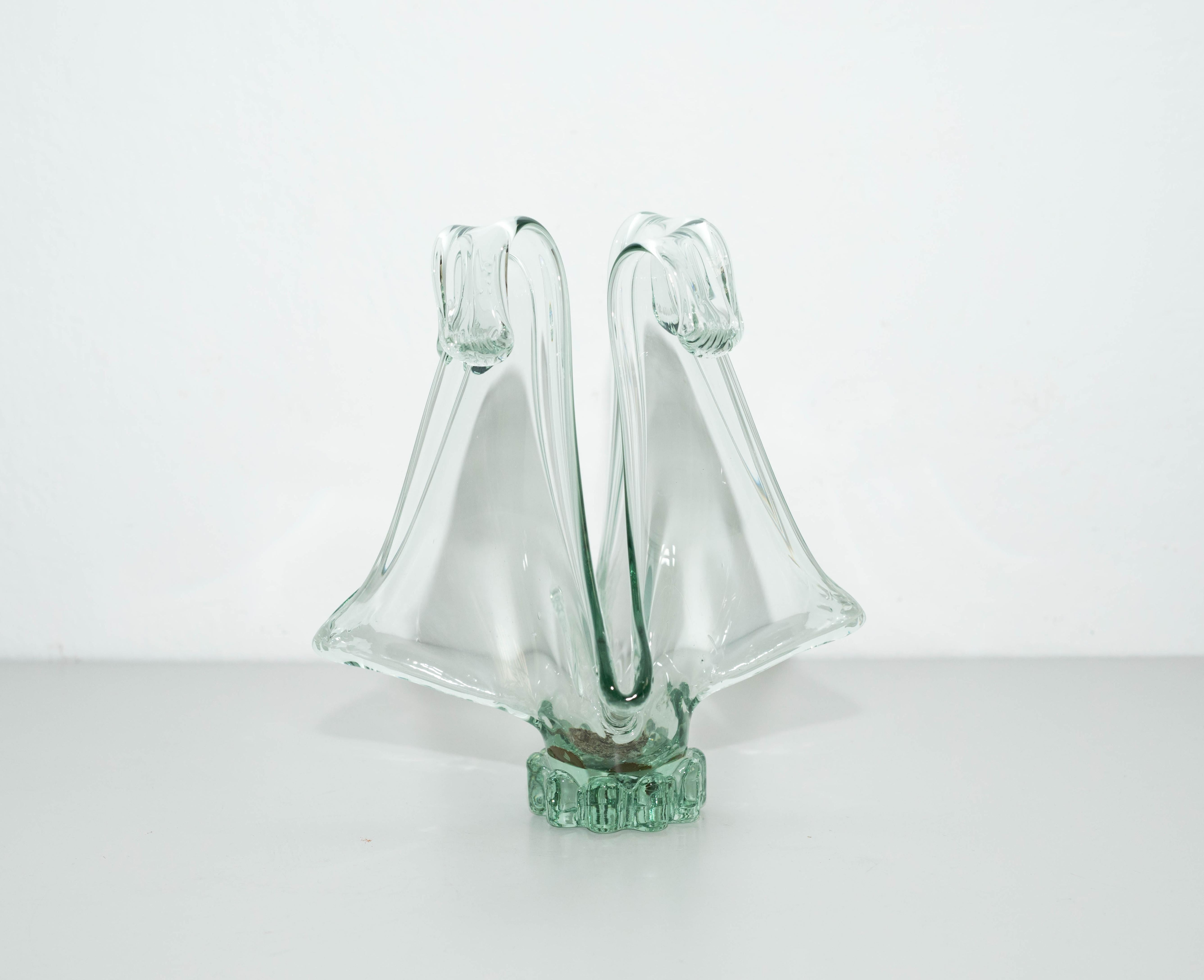 Late 20th Century Murano Glass Vase, circa 1970  For Sale