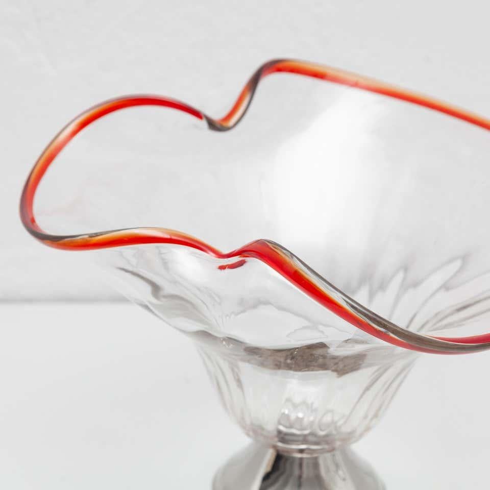 Late 20th Century Murano Glass Vase, circa 1970 For Sale