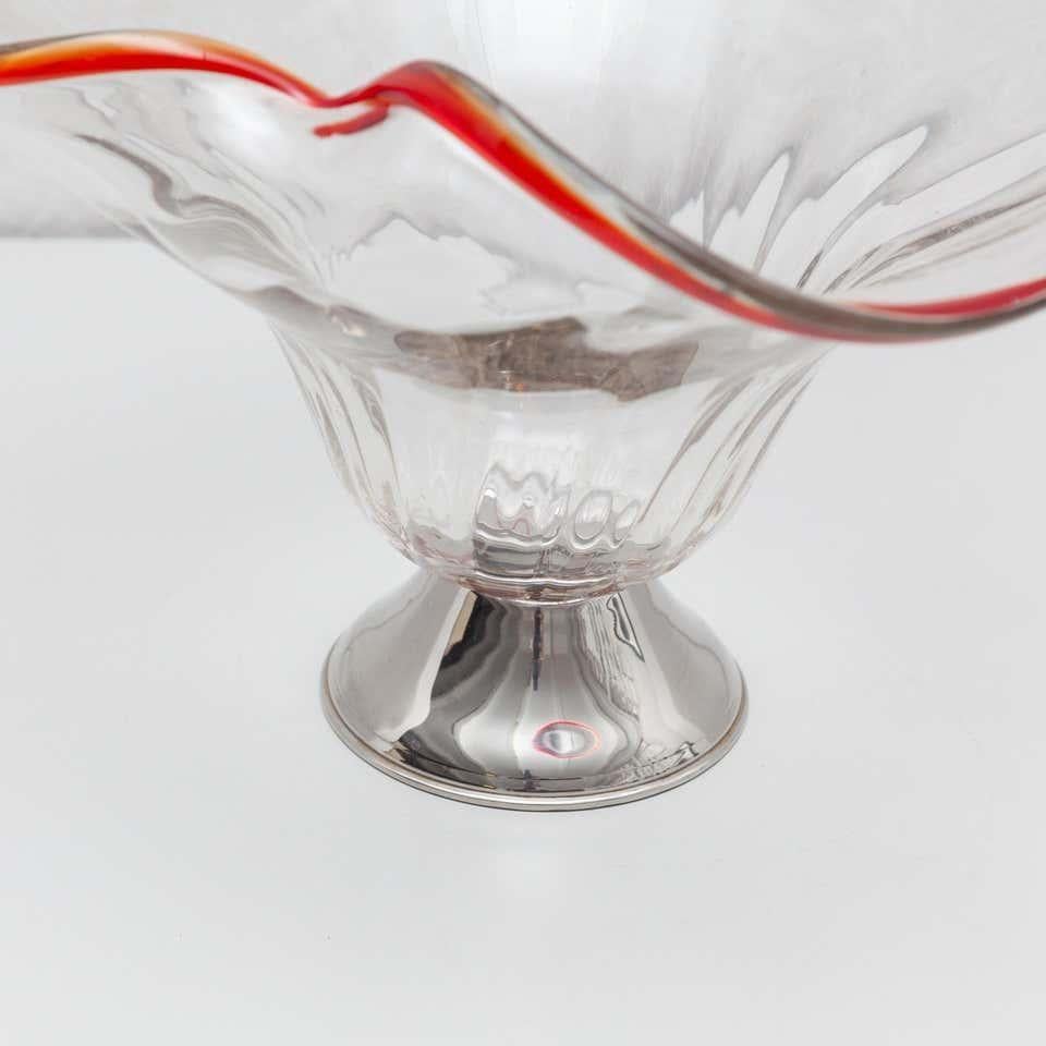 Vetro Vaso in vetro di Murano, 1970 circa in vendita