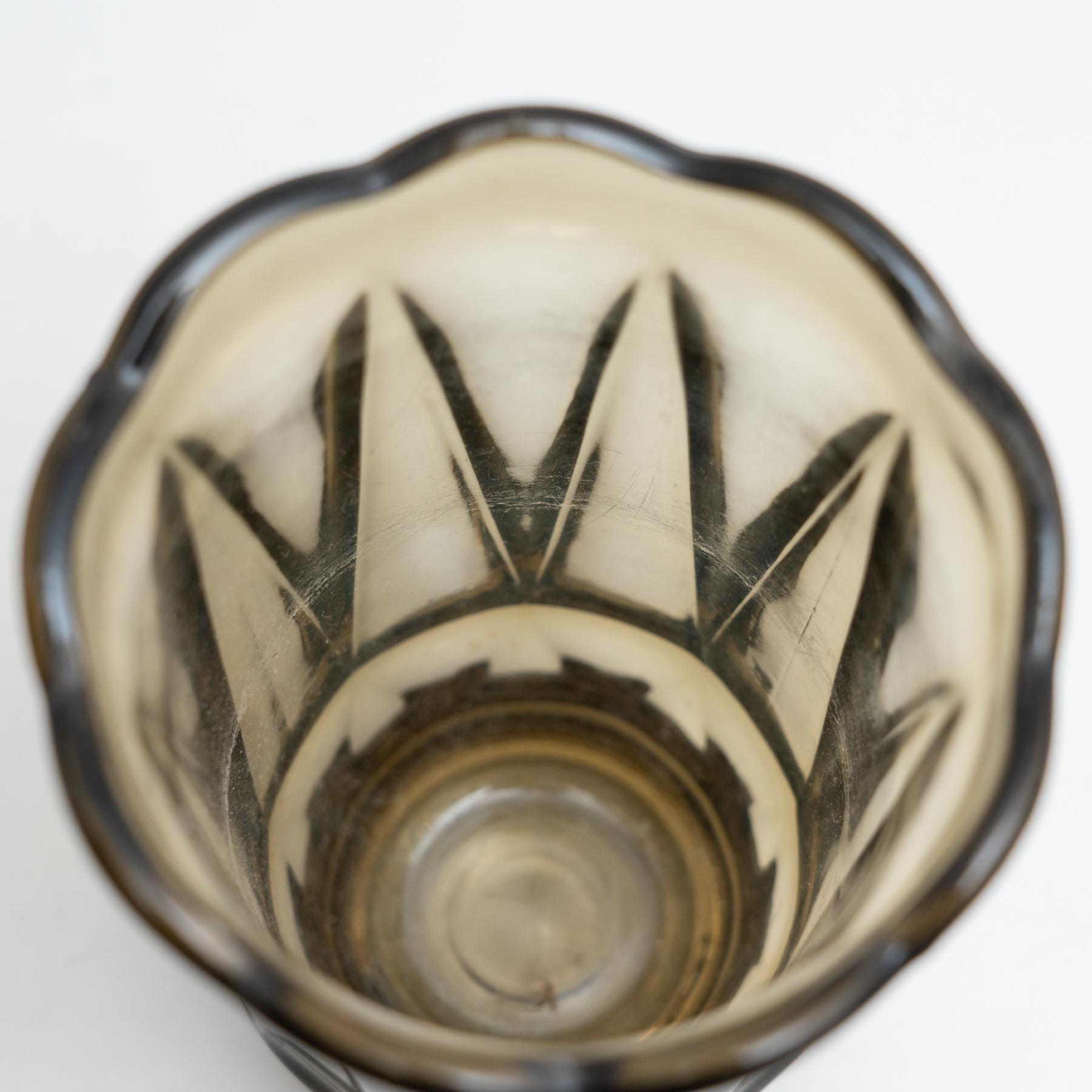 Vase aus Muranoglas, um 1970 im Angebot 1