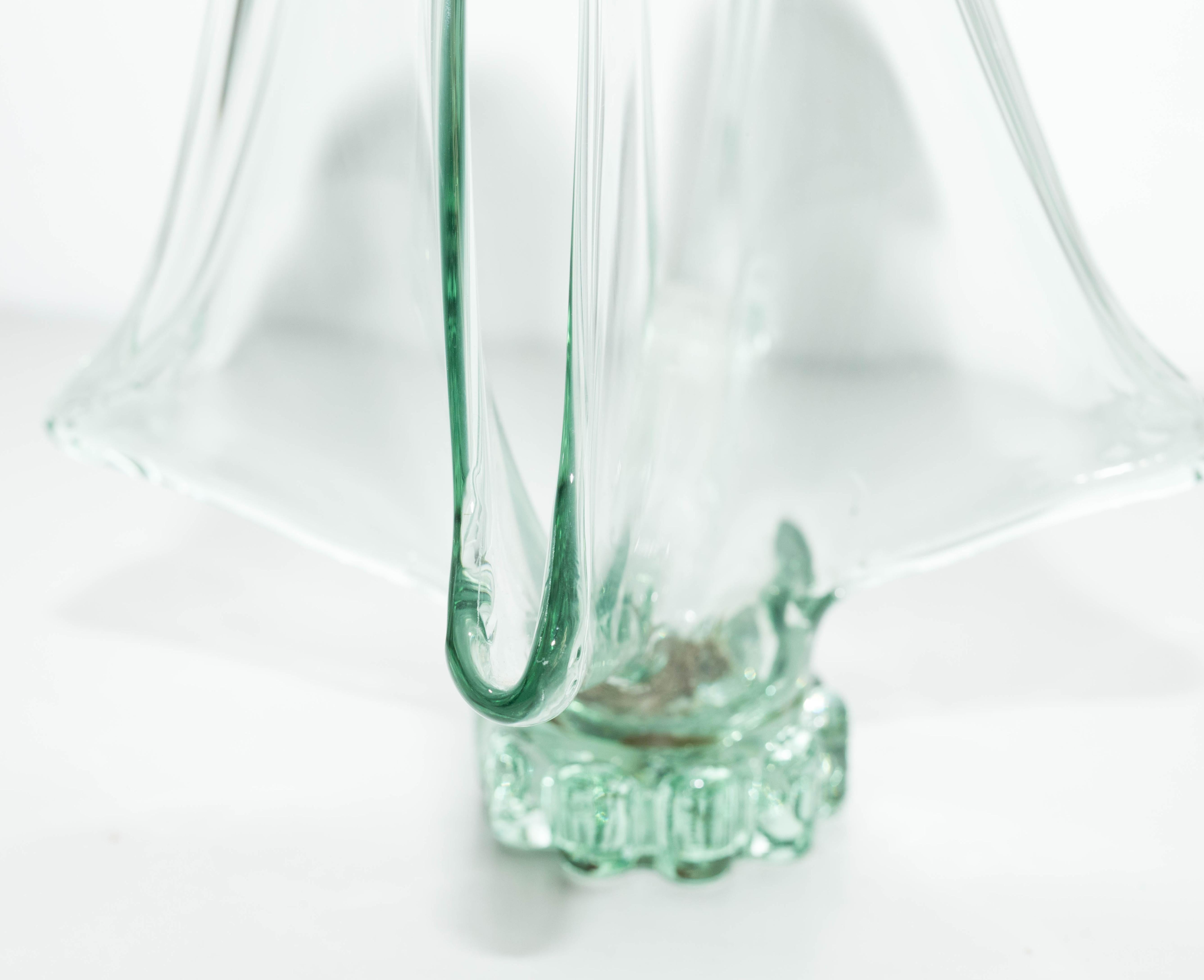 Vase aus Muranoglas, um 1970 im Angebot 2
