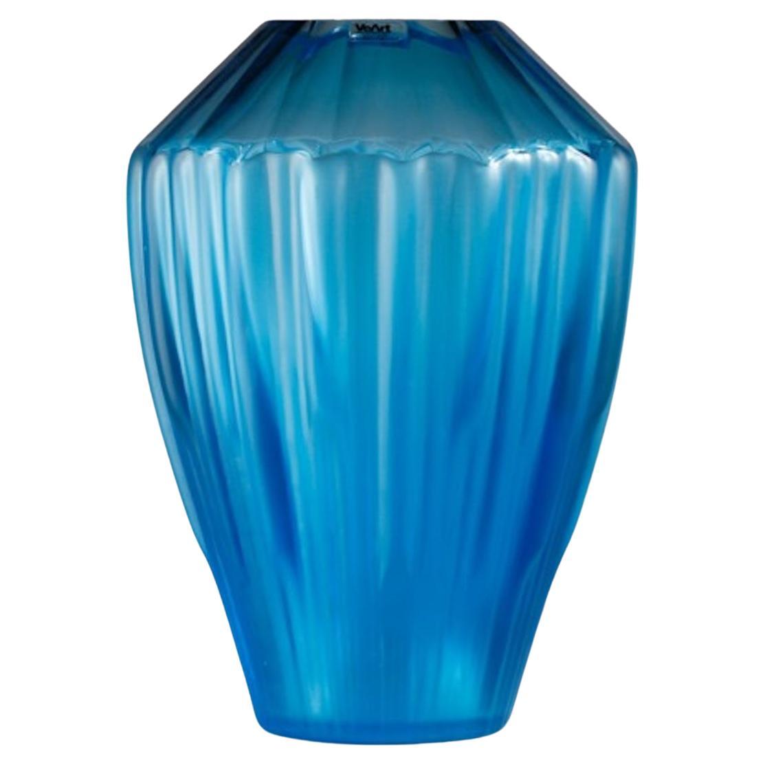 Vaso in vetro di Murano Modello Corteccia di Toni Zuccheri per Auras