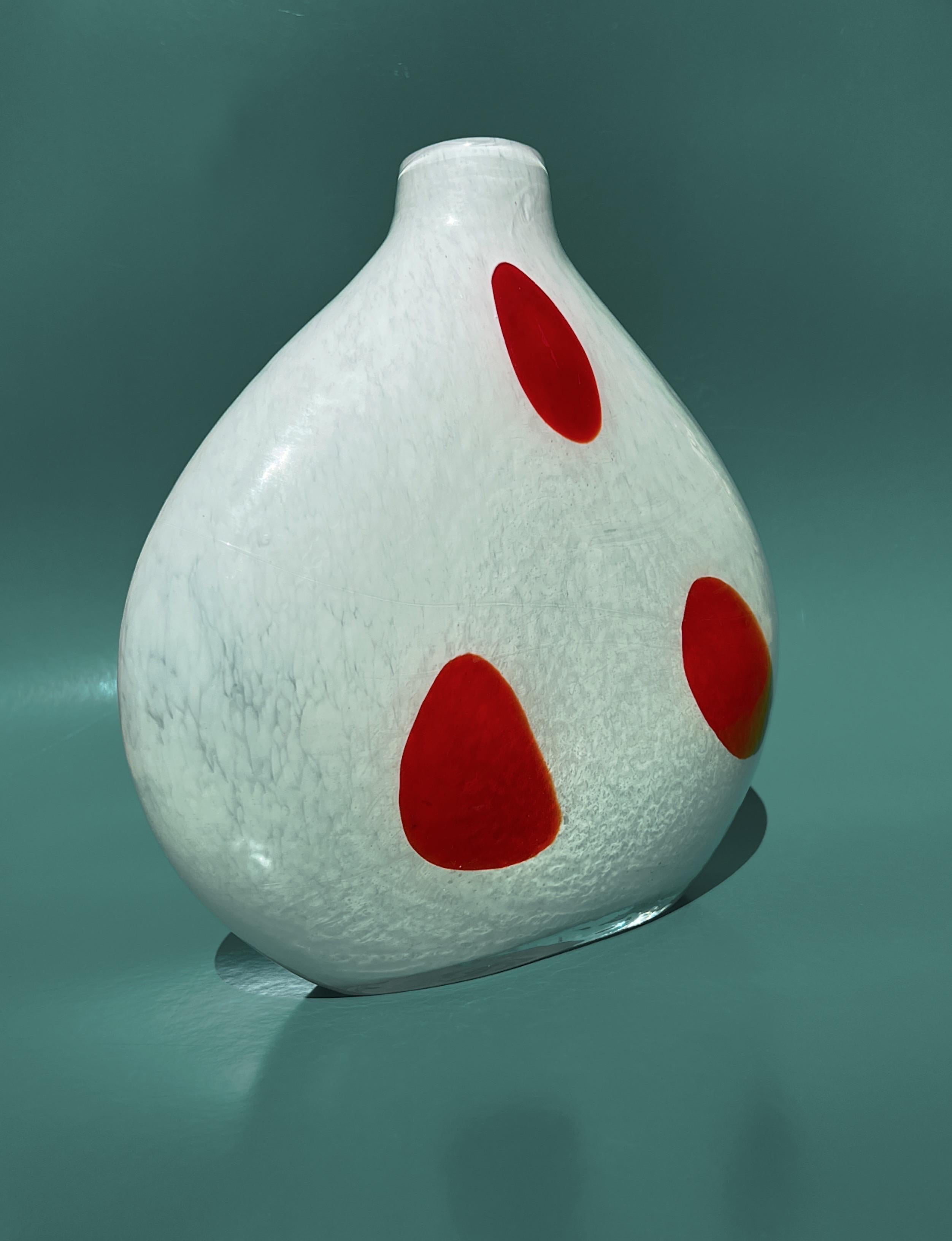 Vetro Vaso in vetro di Murano disegnato da Dino Martens, 1940 in vendita