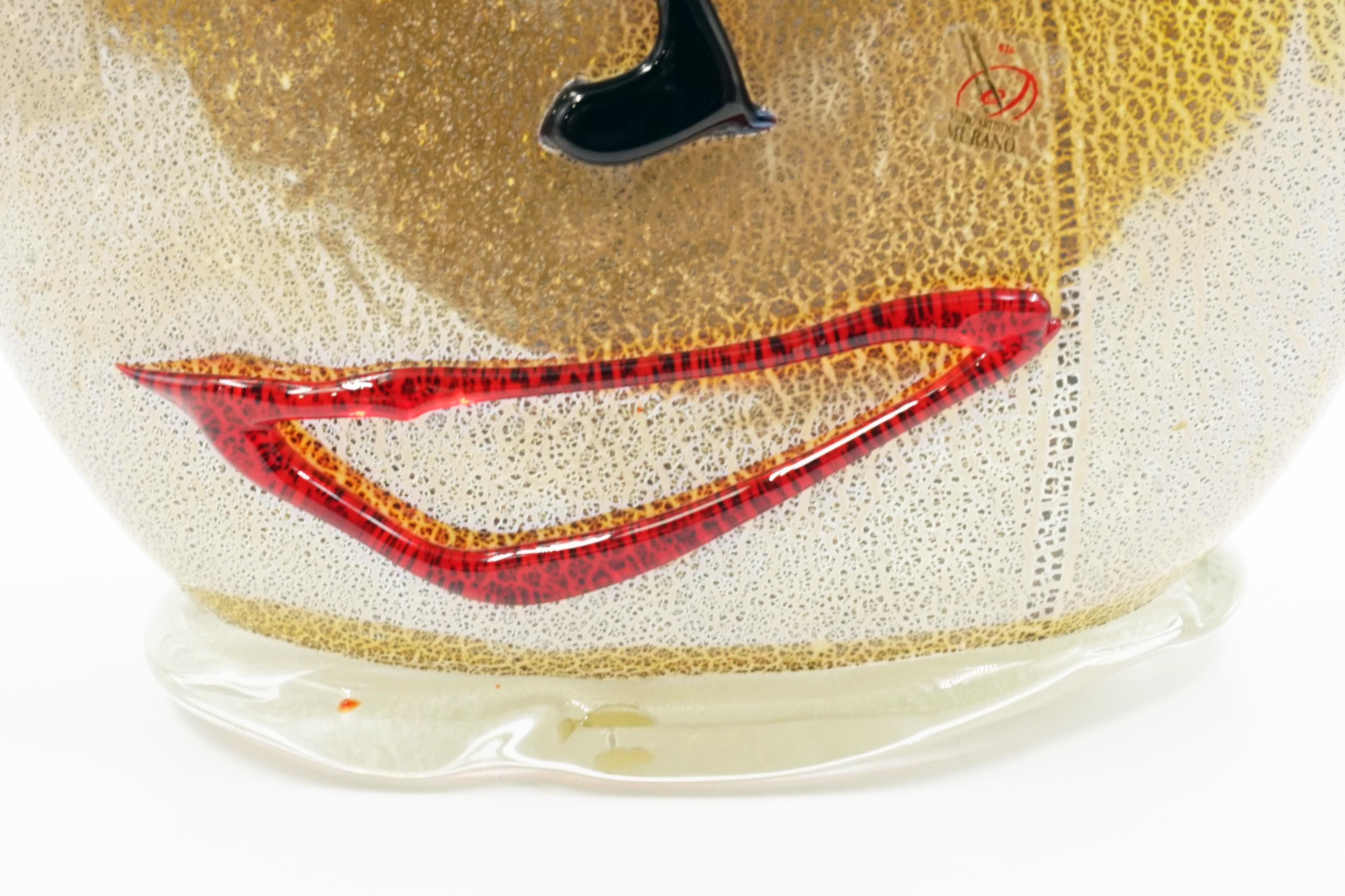 Vase en verre de Murano
Artistics attribué à Giuliano Tosi
Hommage à Pablo Picasso
Circa 1970 Origine Italie
Style du milieu du siècle
Excellent état
Maître verrier Murano
Giuliano Tosi est né à Murano en 1950 et travaille dans le monde du verre