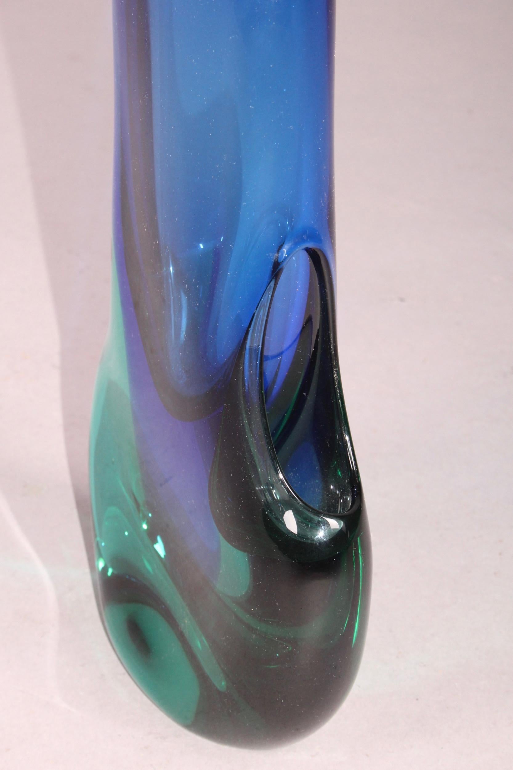 Murano Glass Vase In Good Condition In grand Lancy, CH