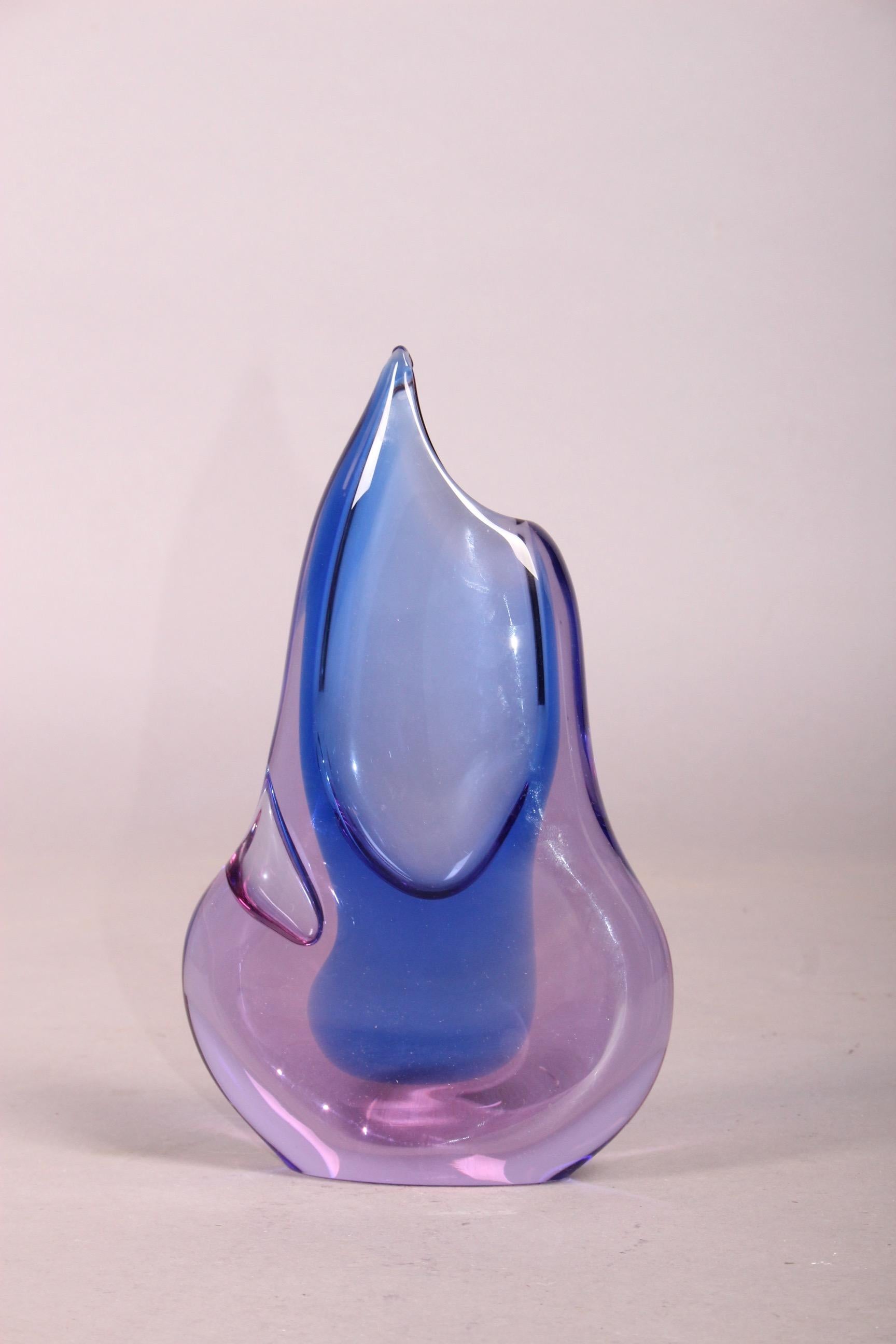 Murano Glass Vase In Good Condition In grand Lancy, CH