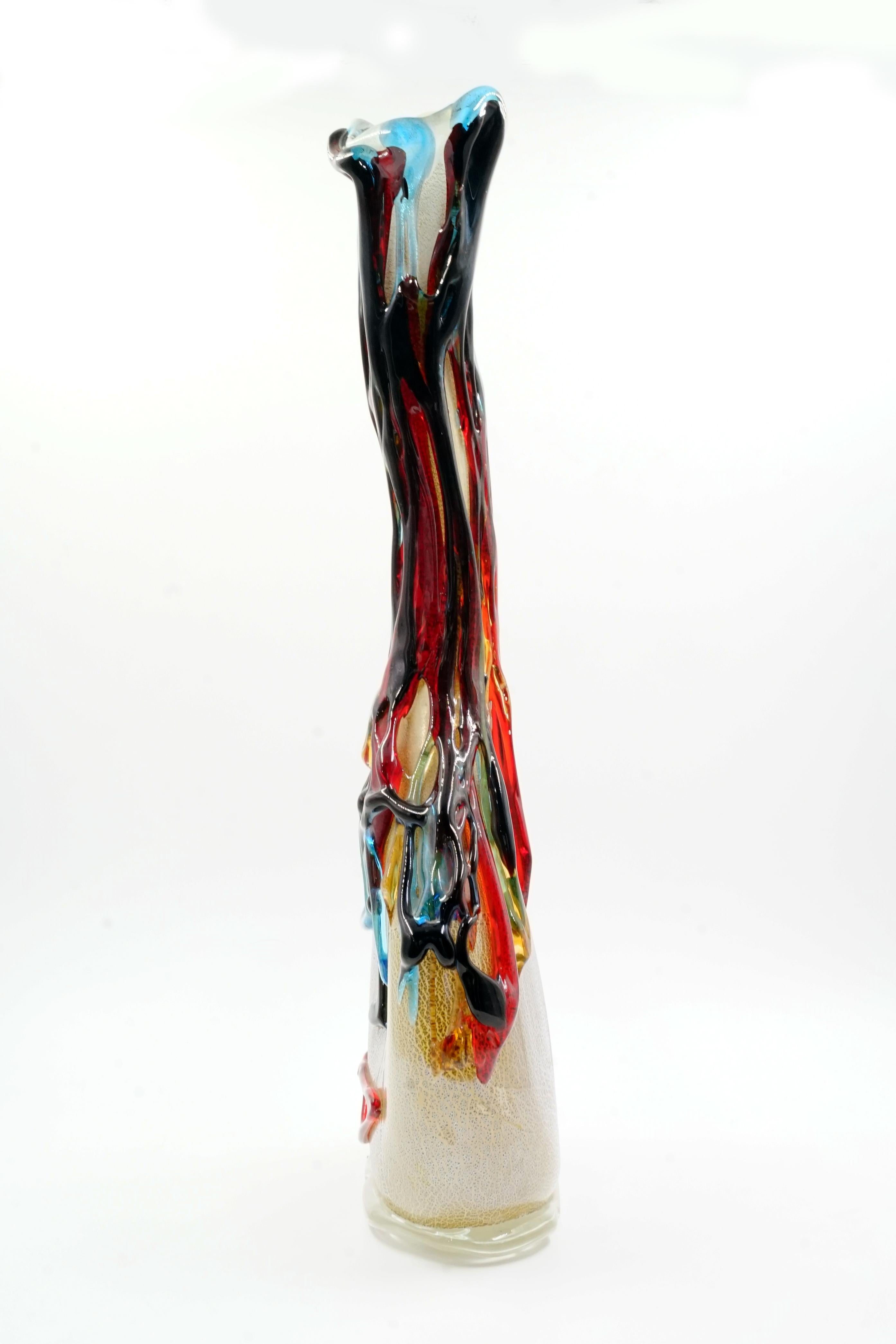 Murano glass vase In Good Condition For Sale In Buenos Aires, Argentina