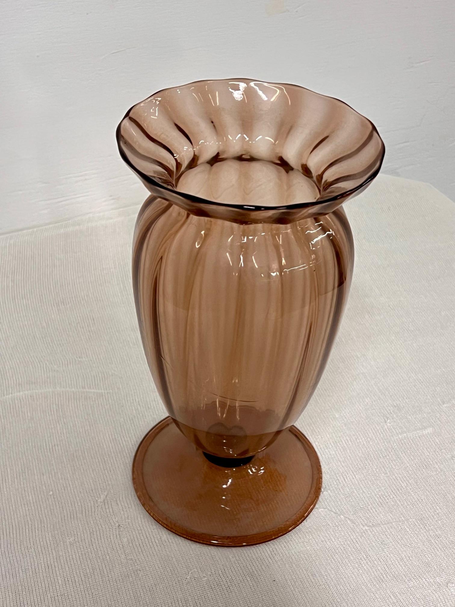 Vetro di Murano Vaso in vetro di Murano in vendita