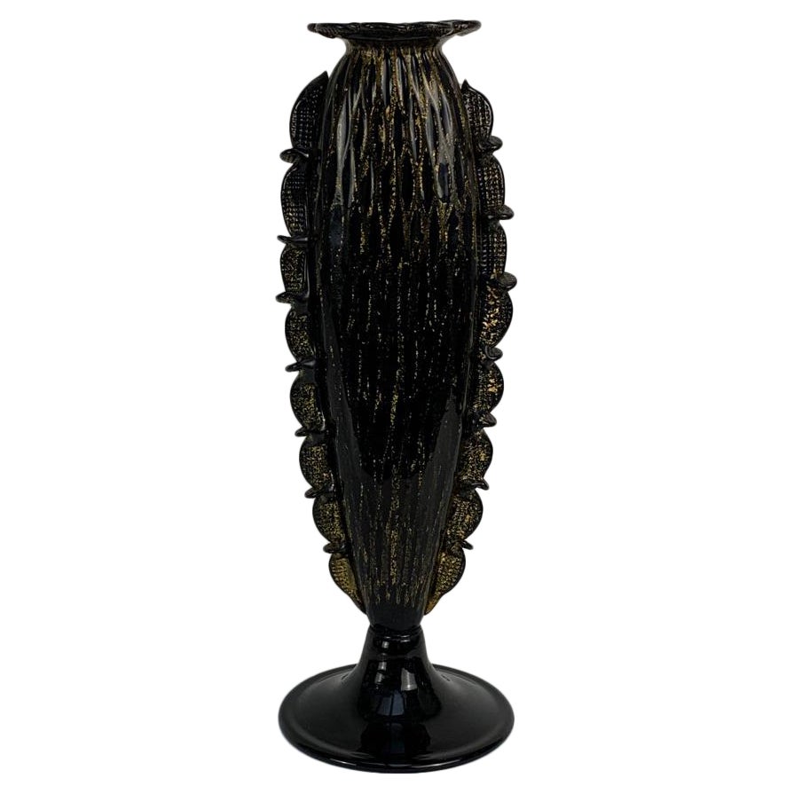 Murano glass vase For Sale