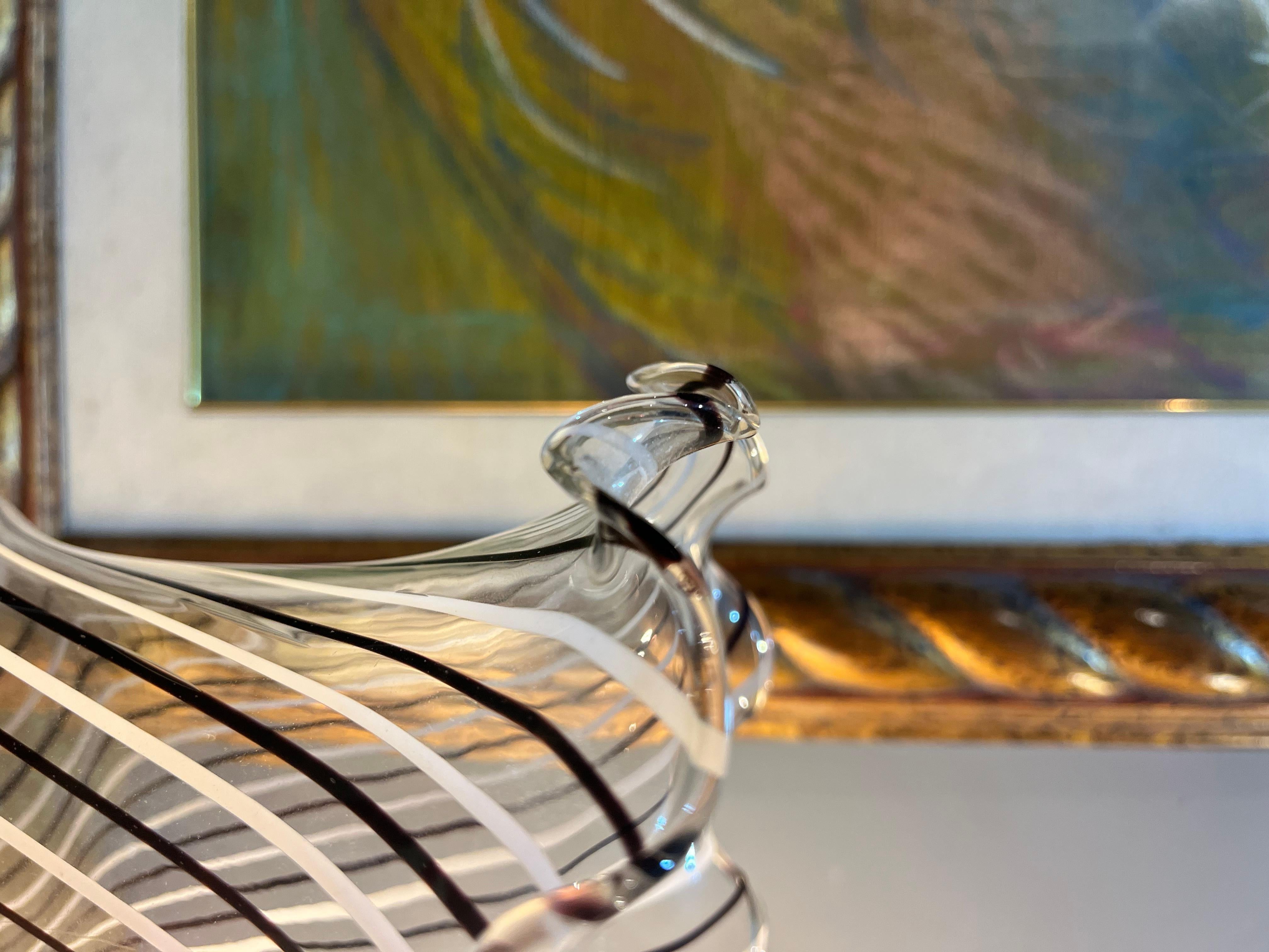 Murano glass vase from the 70s by Dino Mertens In condizioni buone in vendita a Catania, IT