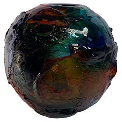 Murano Glass Vase Geacolor Model by Gae Aulenti for Venini