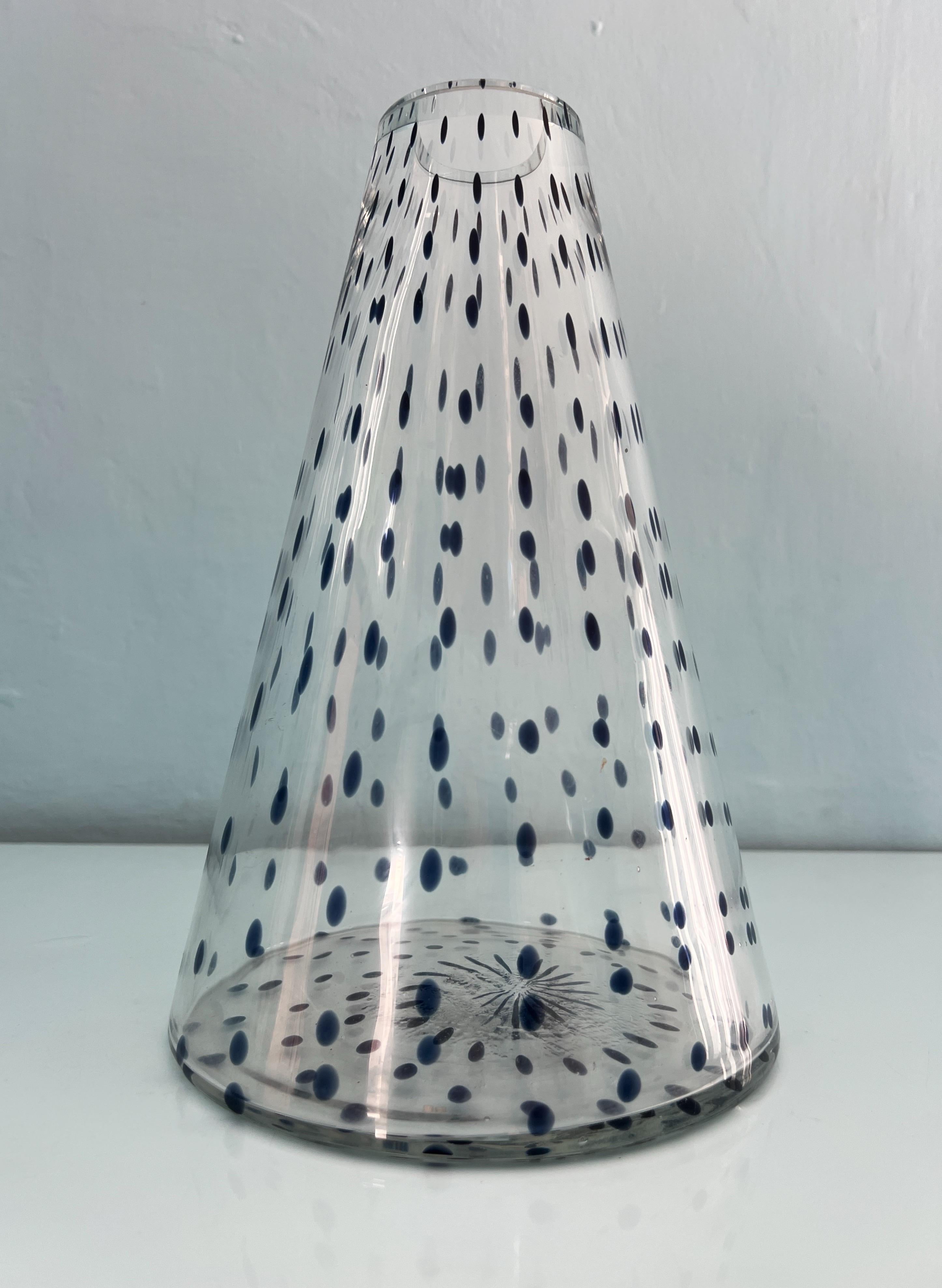 Vaso in vetro di Murano modello Gisa di Rosanna Toso per Fratelli Toso anni '70 In condizioni buone in vendita a Palermo, PA