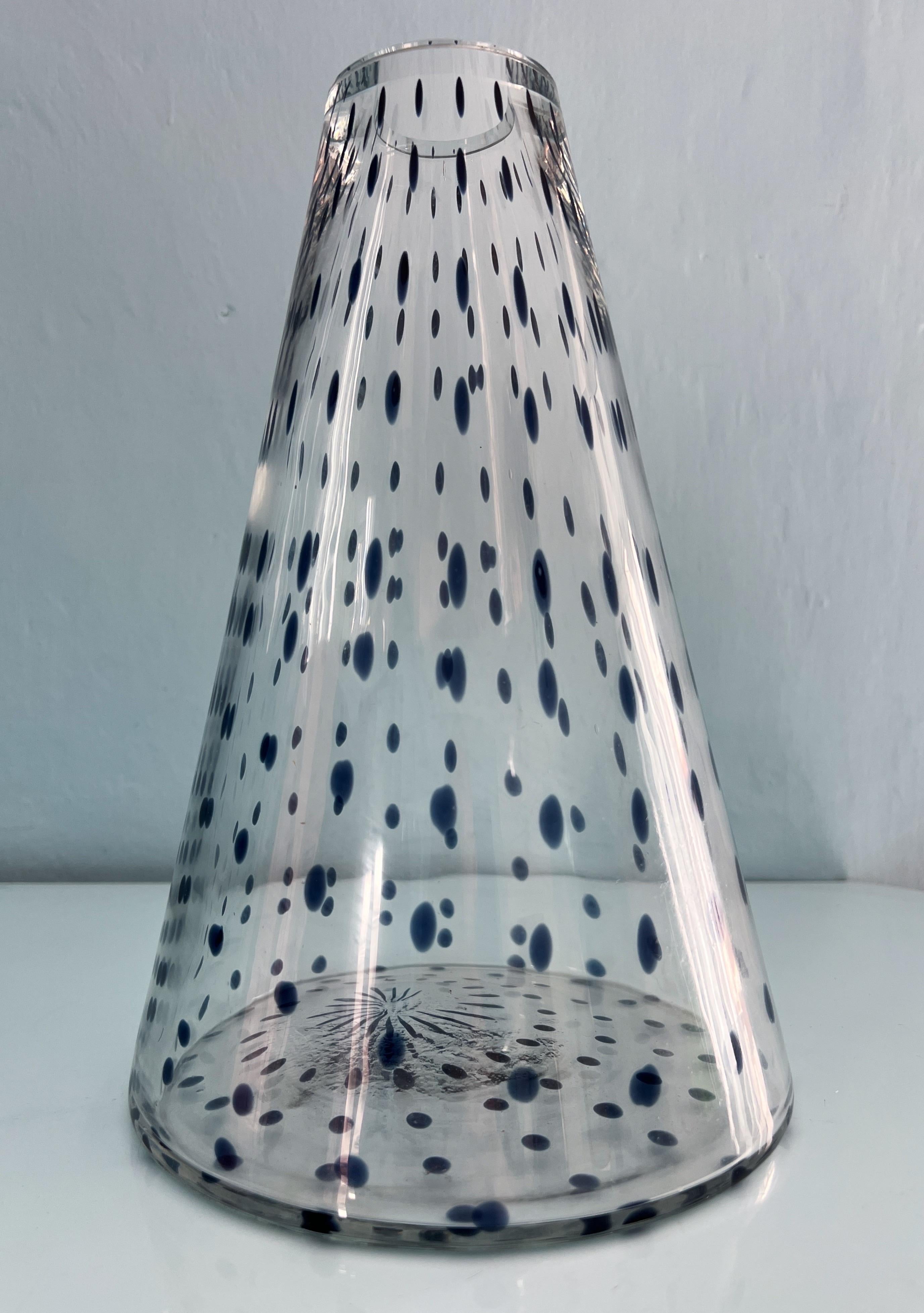 Vaso in vetro di Murano modello Gisa di Rosanna Toso per Fratelli Toso anni '70 in vendita 1