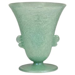 Jarrón de cristal de Murano Pulegoso iridiscente by AVEM