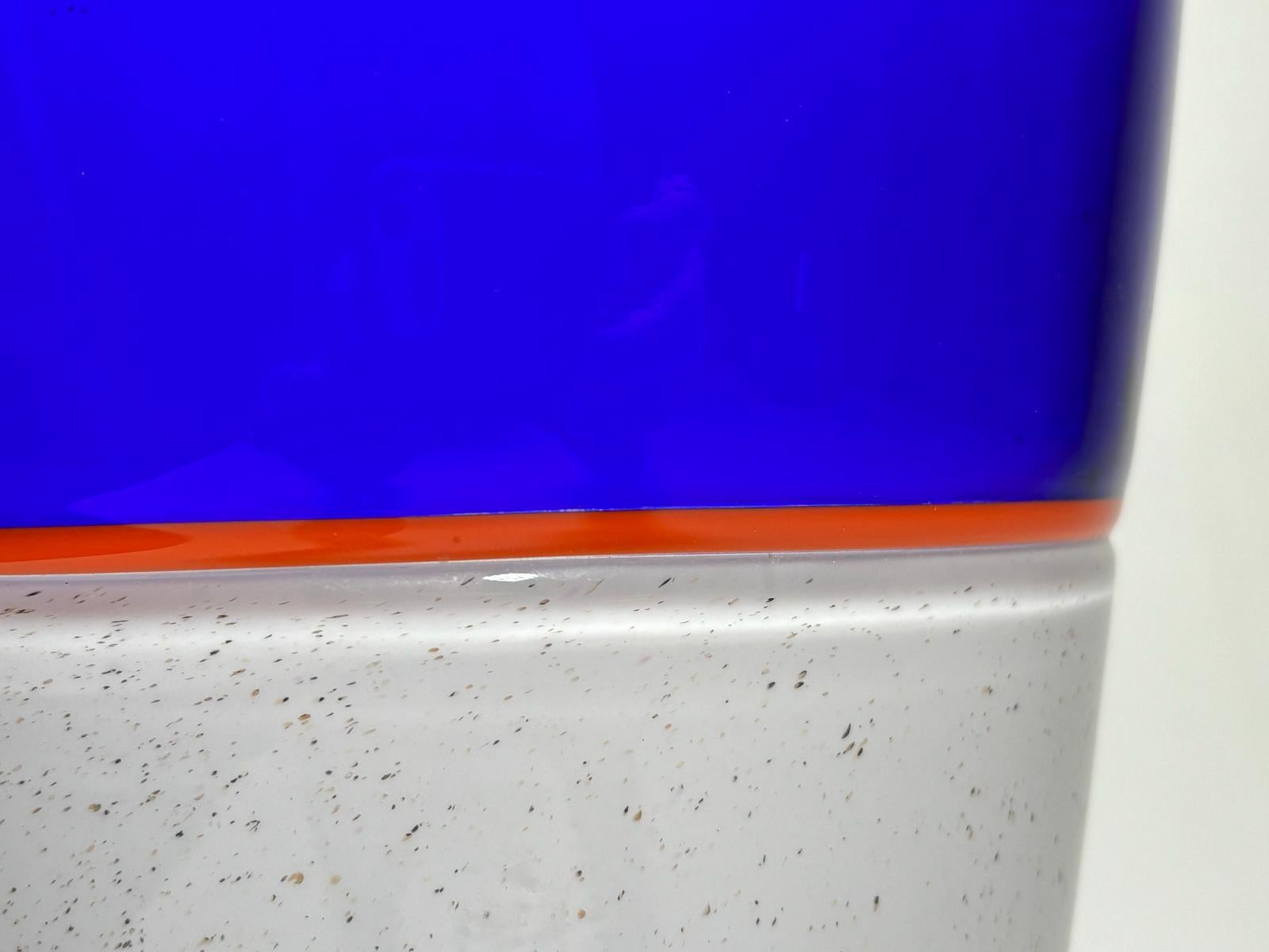 Italian Murano Glass Vase Istria Model by Lino Tagliapietra for Effetre International For Sale