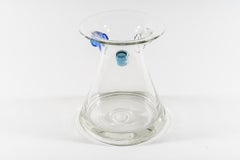 Murano glass vase italian around 1970s
