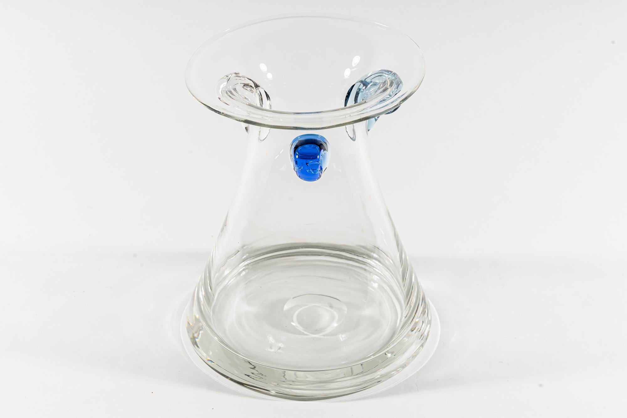 Verre d'art Vase en verre de Murano italien des années 1970 en vente
