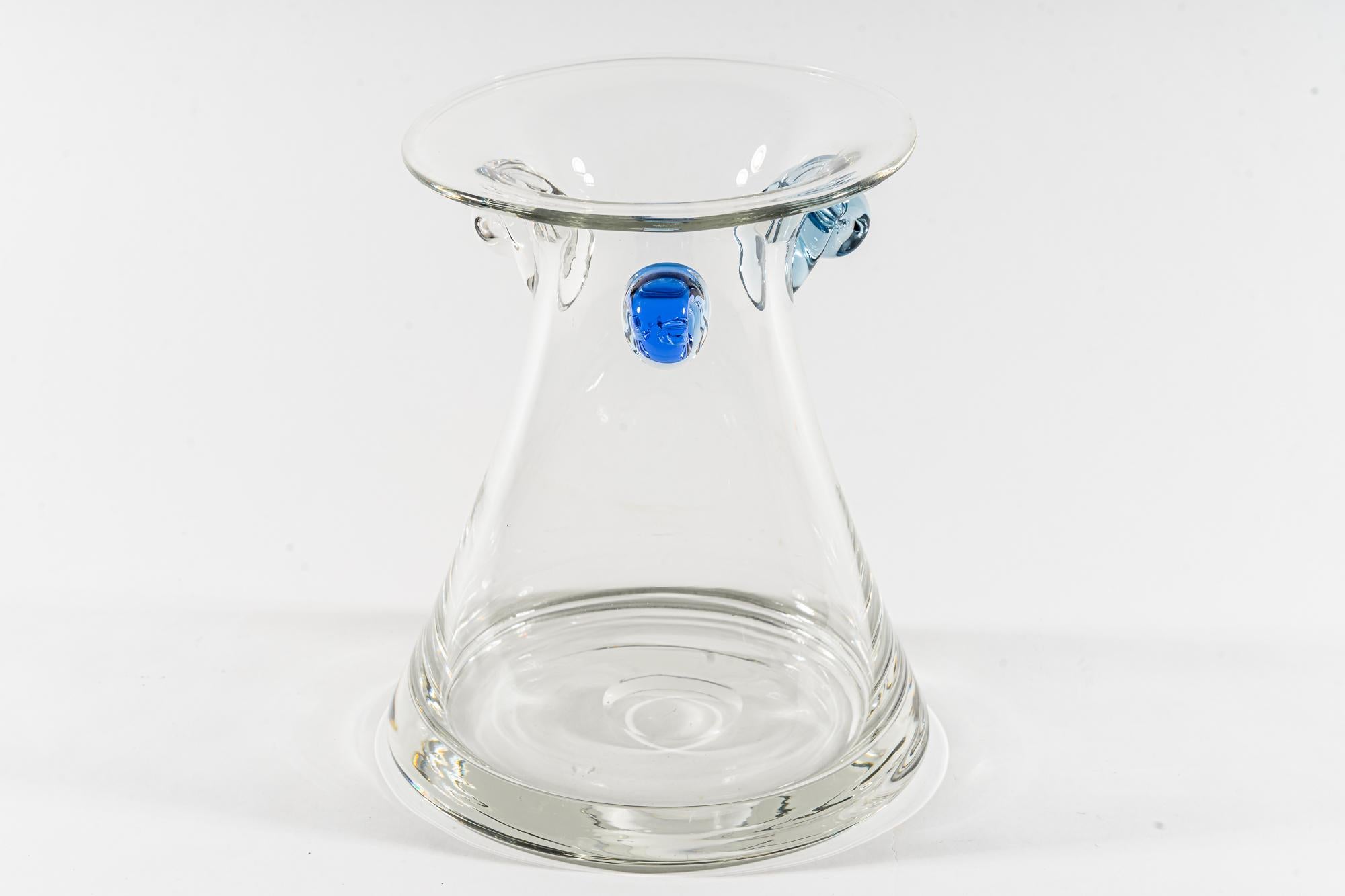Art Glass Murano glass vase italian around 1970s For Sale