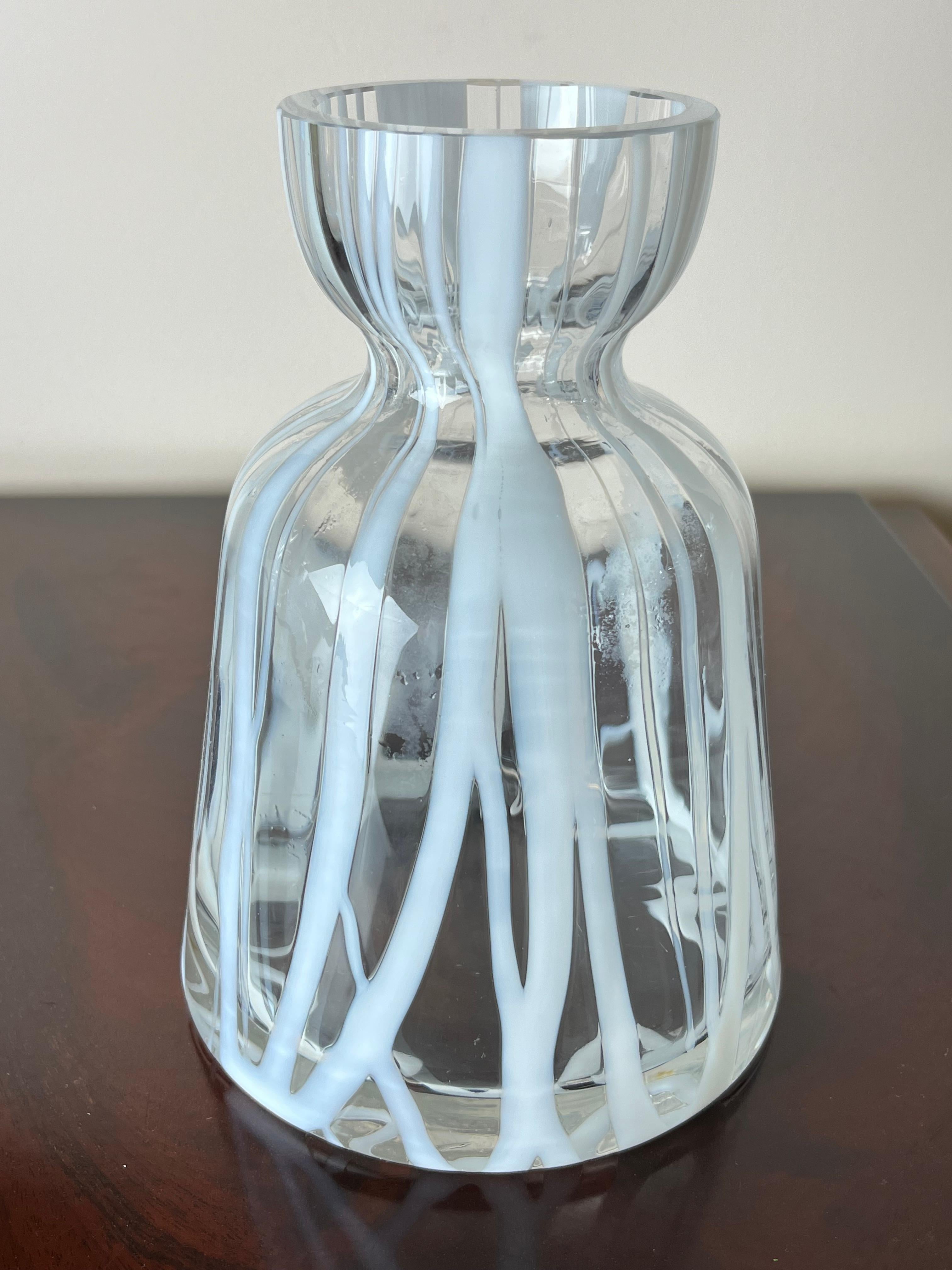 Italian Murano Glass Vase, Italy, 1960s For Sale