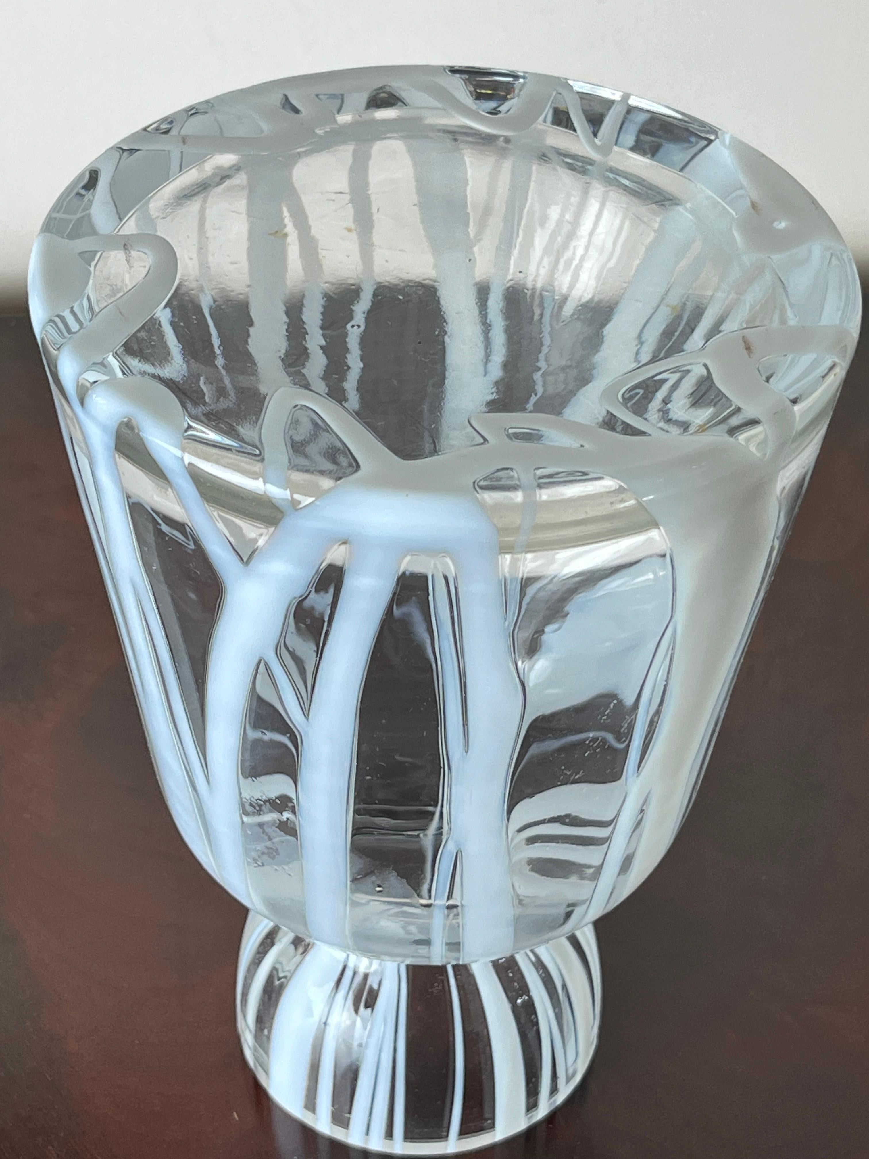 Murano Glass Vase, Italy, 1960s For Sale 1