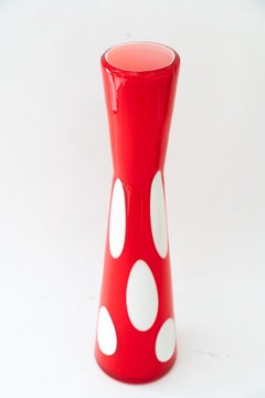 Murano glass vase italy around 1970s
