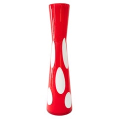 Murano glass vase italy around 1970s
