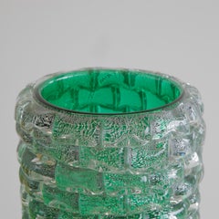 Murano Glass Vase, Italy, Signed