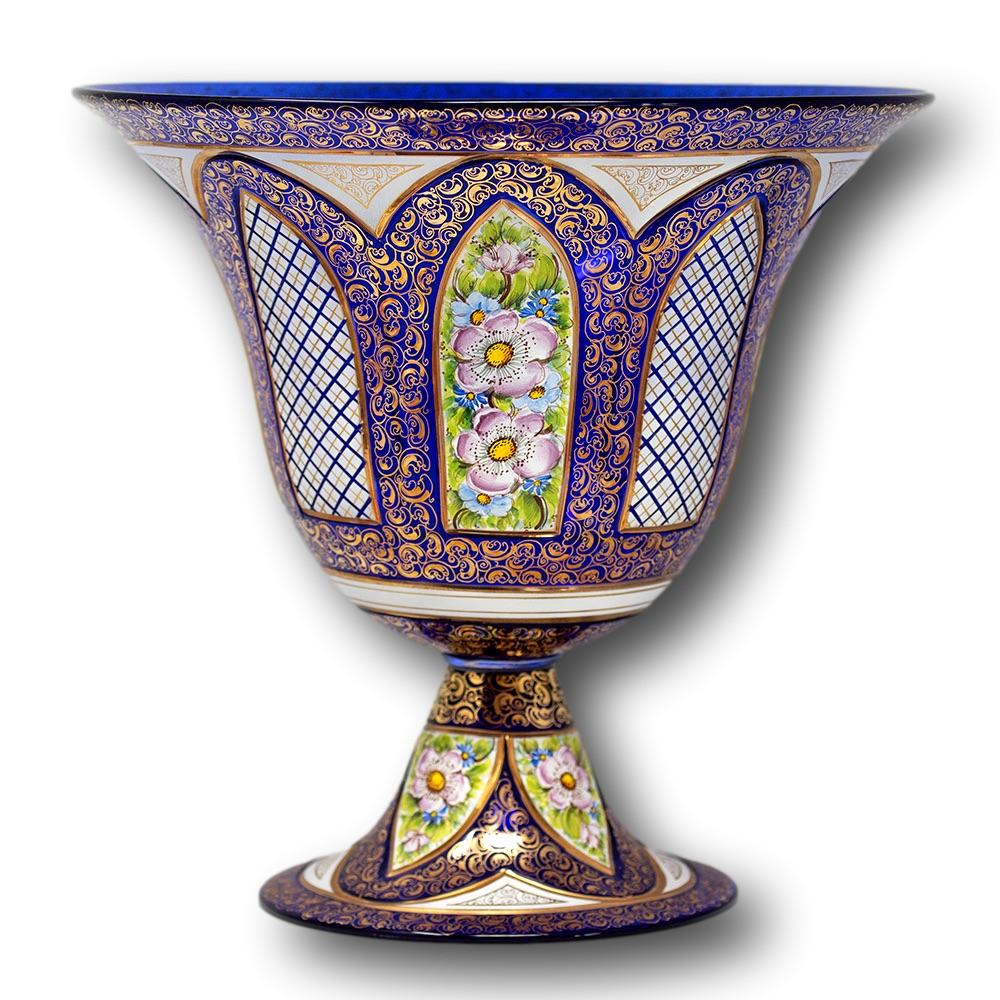 Mid-Century Modern Murano Glass Vase Jardinière, 20th Century 