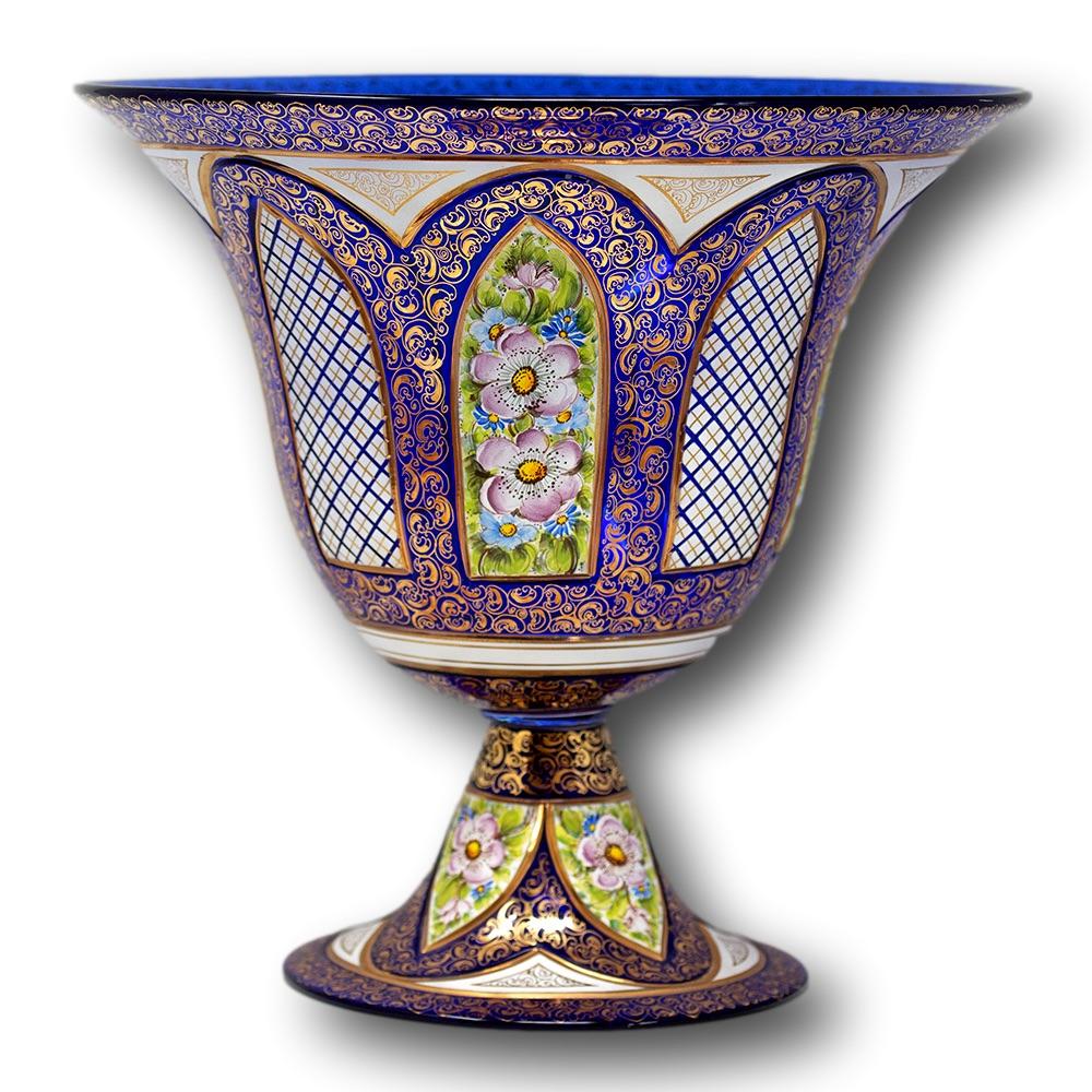 Italian Murano Glass Vase Jardinière, 20th Century 