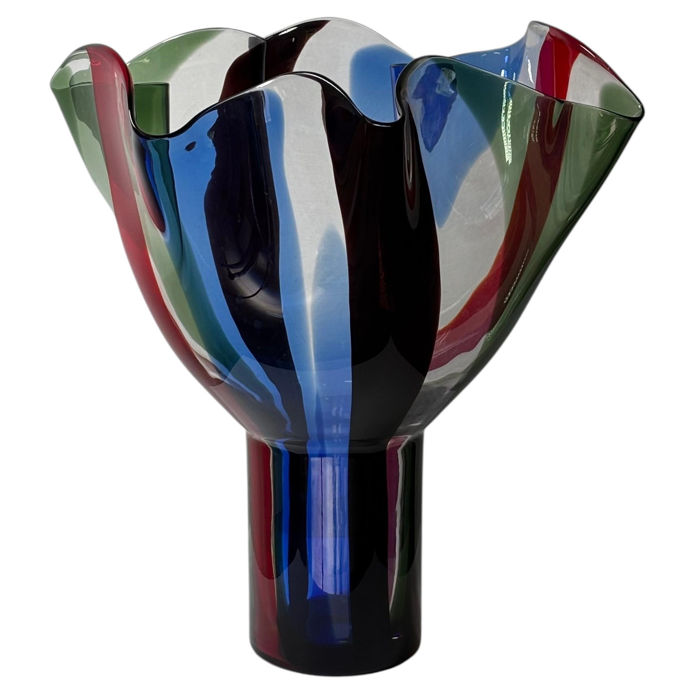 Jarrón «Kukinto», de Timo Sarpaneva para Venini, cristal de Murano, 2006