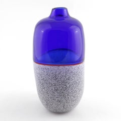 Murano Glass Vase Lino Tagliapietra & Angelin Effetre International, Italy, 1986