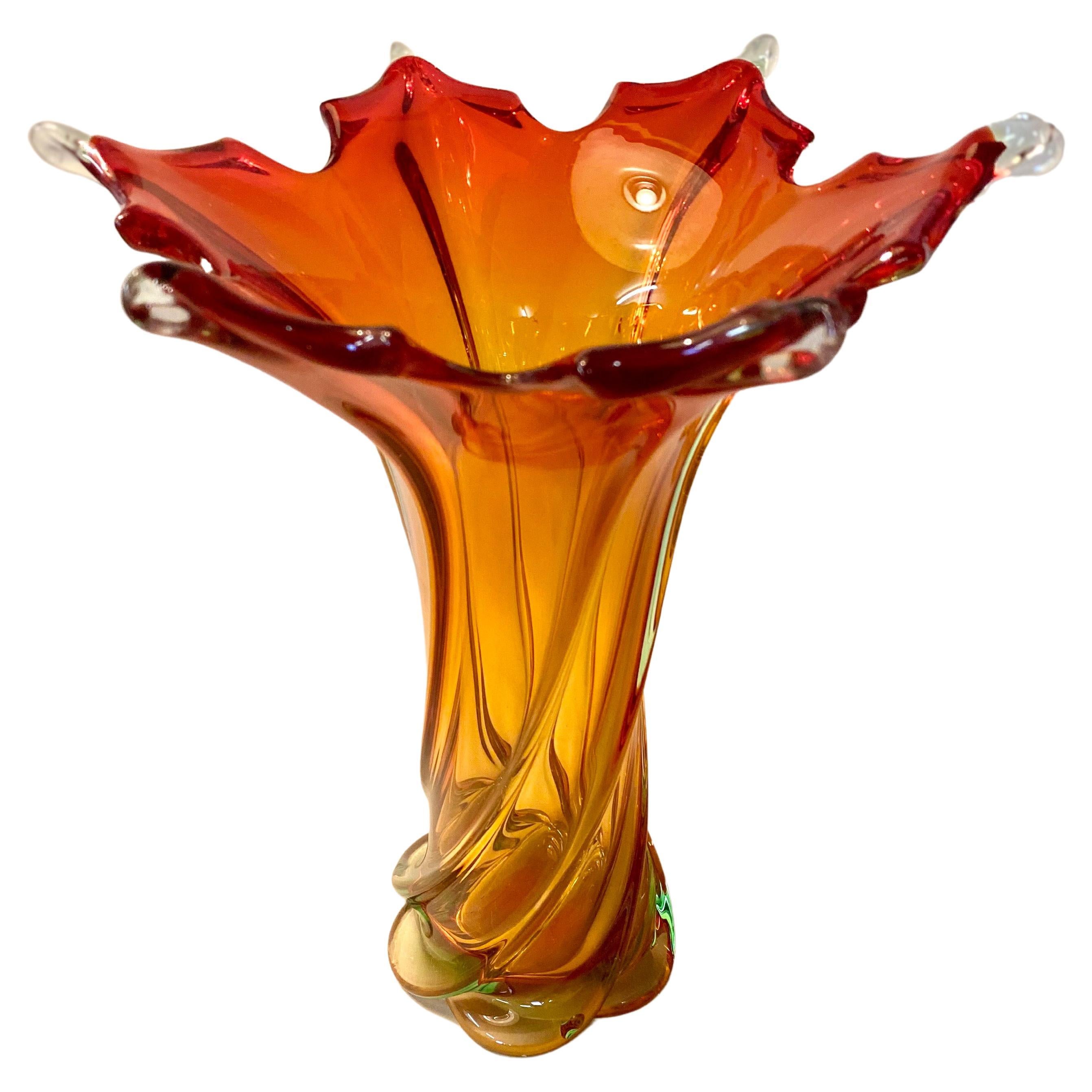 Murano Glass Vase Mid Century, Italy, circa 1960/70