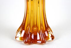 Murano Glass Vase Mid Century Red / Orange, Italy, circa 1960/70