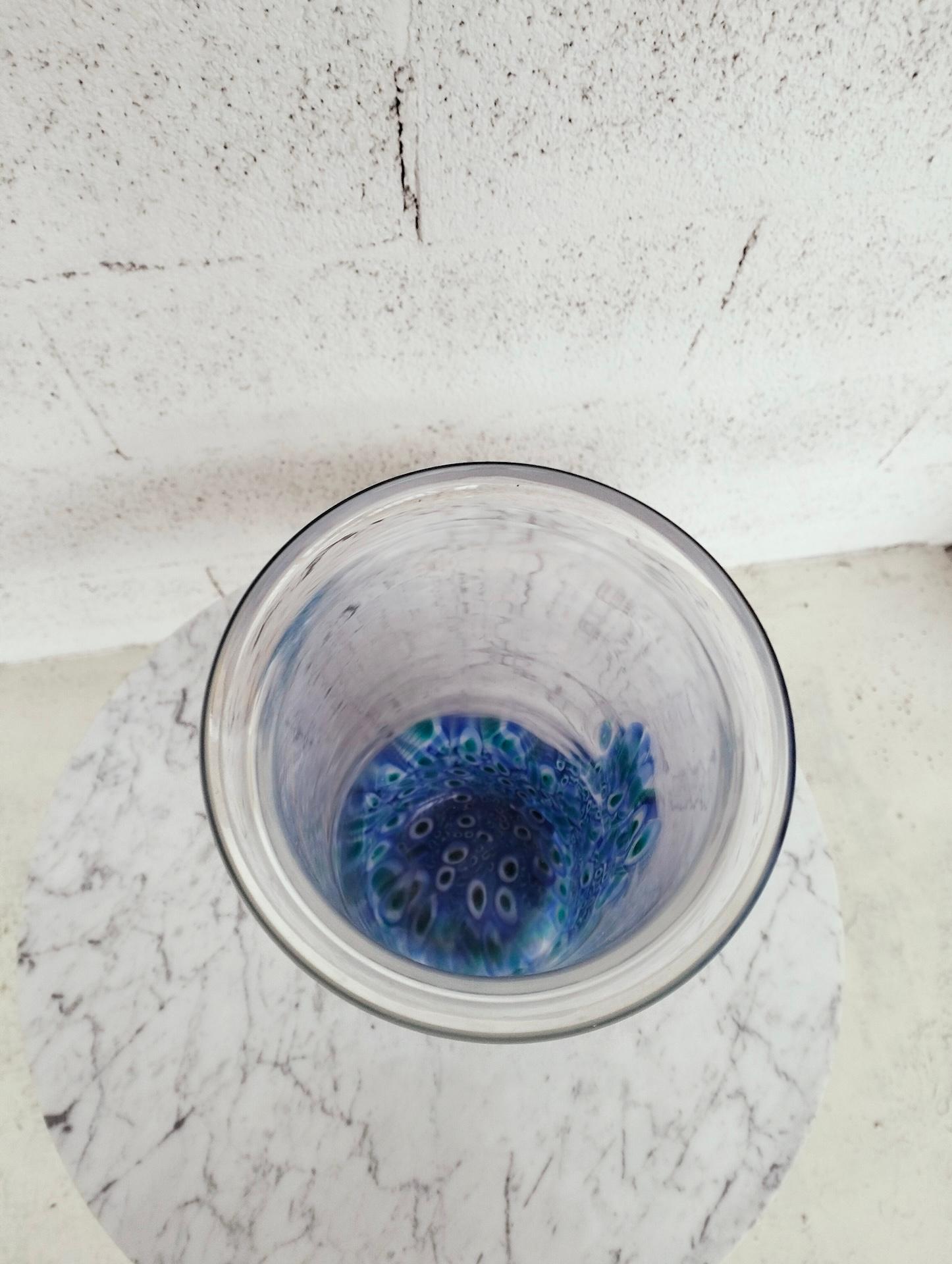 Vase aus Murano-Glas Neverrino von Gae Aulenti für Vistosi , 1970er Jahre im Angebot 3