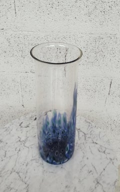 Murano glass vase Neverrino by Gae Aulenti for Vistosi   , 1970s