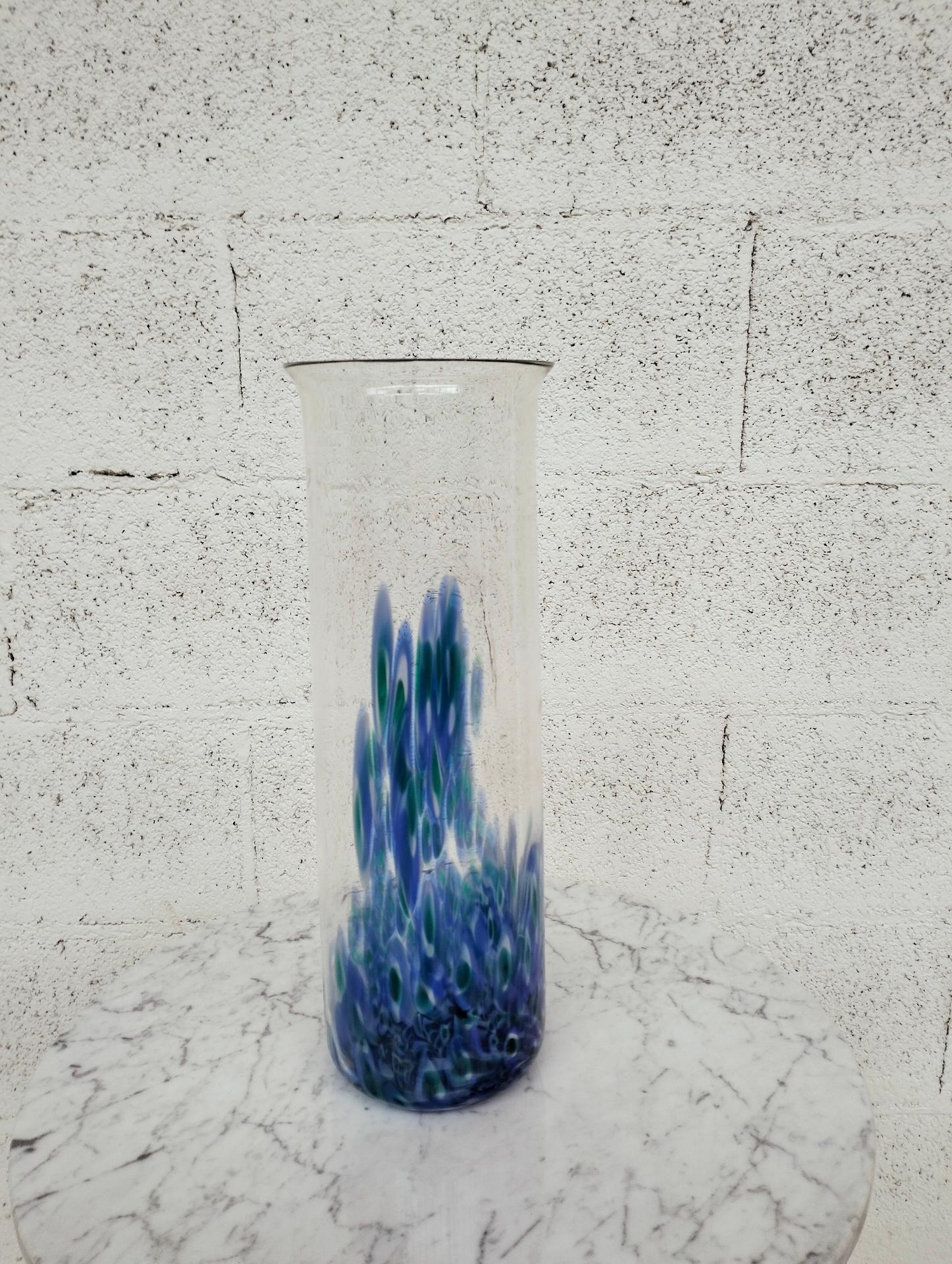 Vase aus Murano-Glas Neverrino von Gae Aulenti für Vistosi , 1970er Jahre (Muranoglas) im Angebot