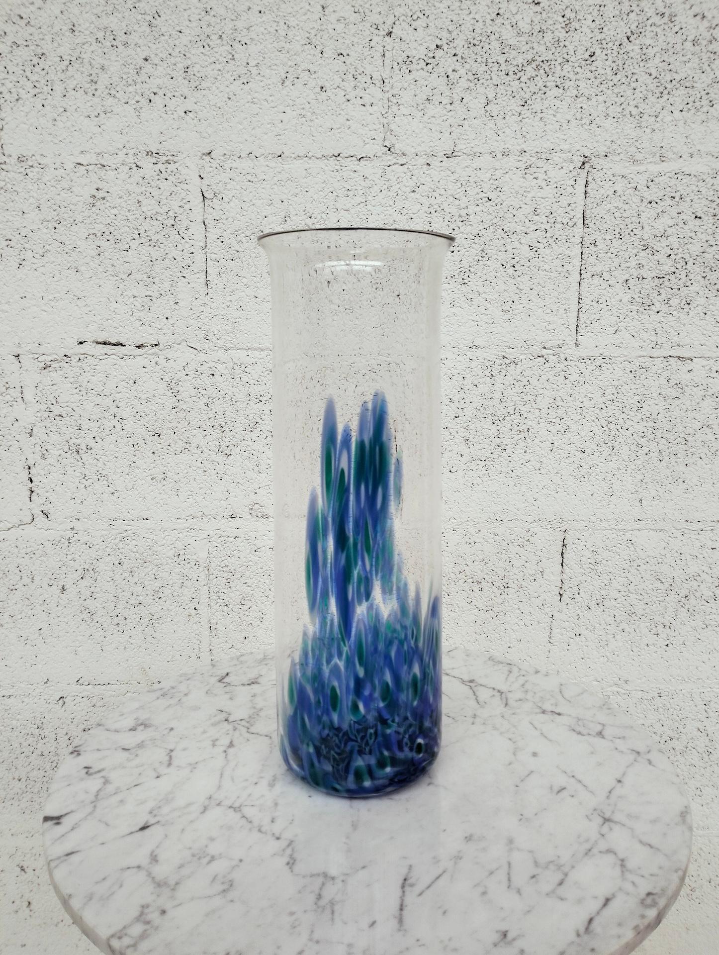 Vase aus Murano-Glas Neverrino von Gae Aulenti für Vistosi , 1970er Jahre im Angebot 1