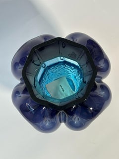 Murano Glas Vase Nuvola Modell von Toni Zuccheri für VeArt
