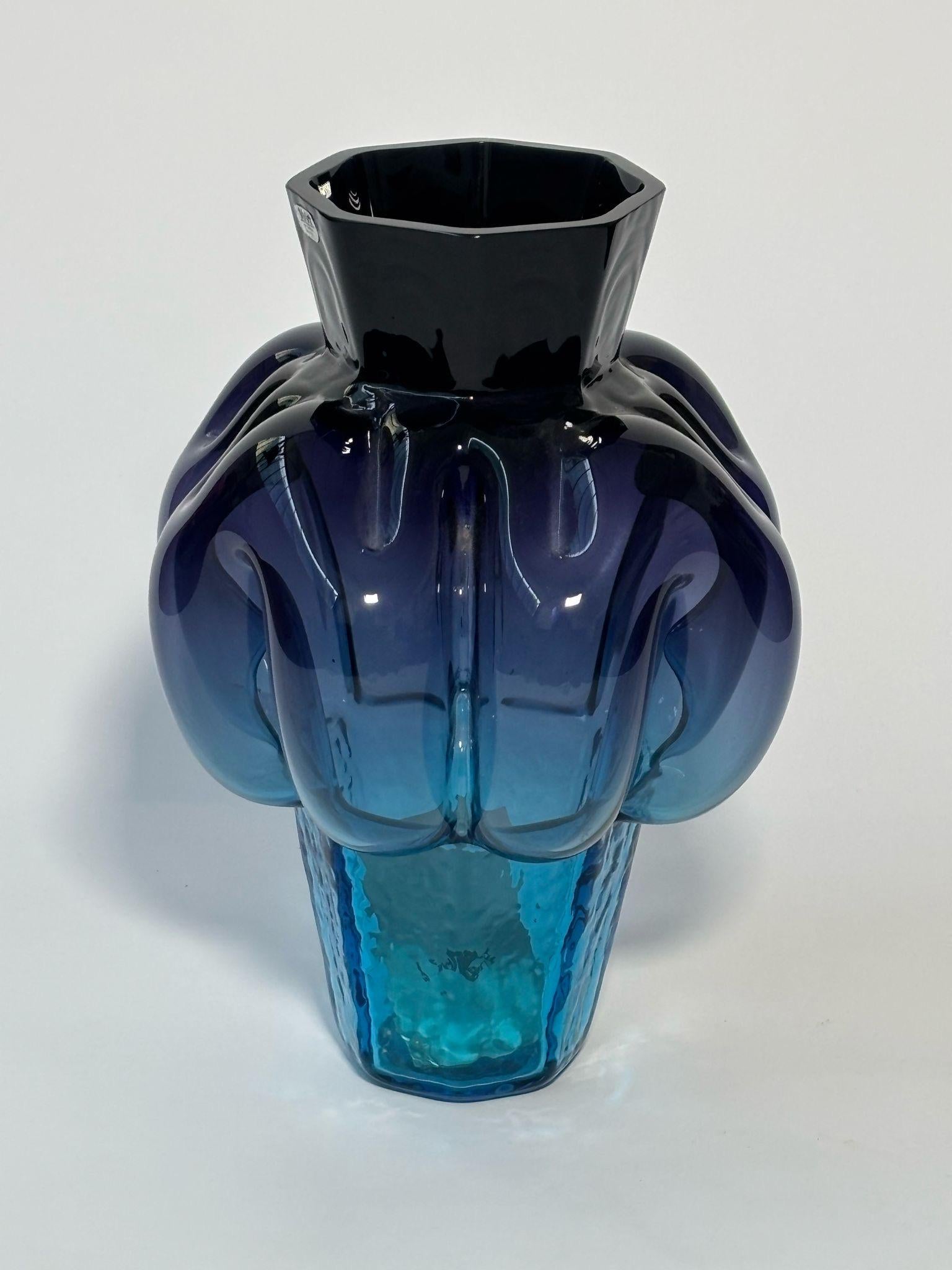 Moderno Vaso in vetro di Murano Model No. di Toni Zuccheri per VeArt in vendita
