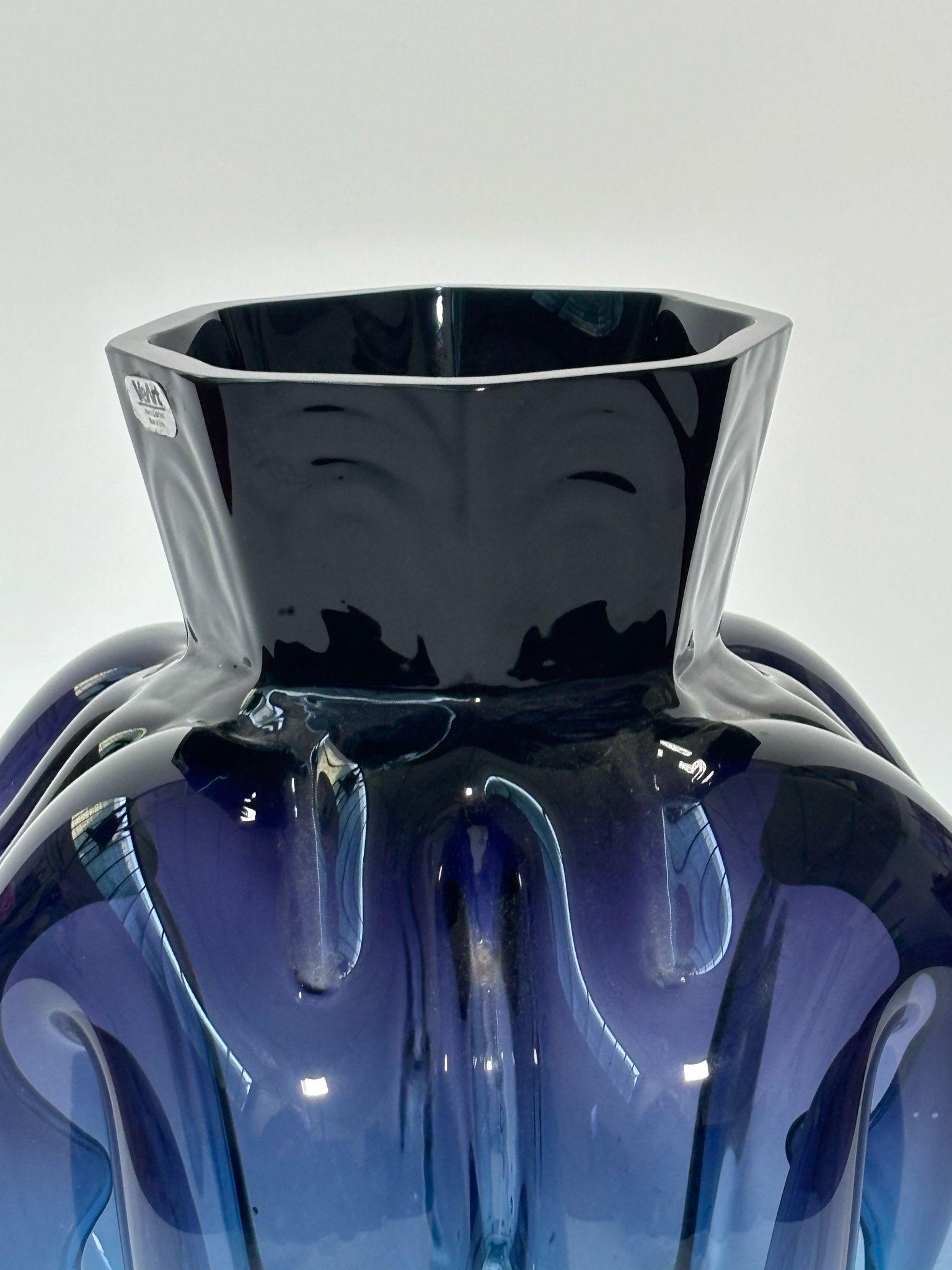 Fine XX secolo Vaso in vetro di Murano Model No. di Toni Zuccheri per VeArt in vendita