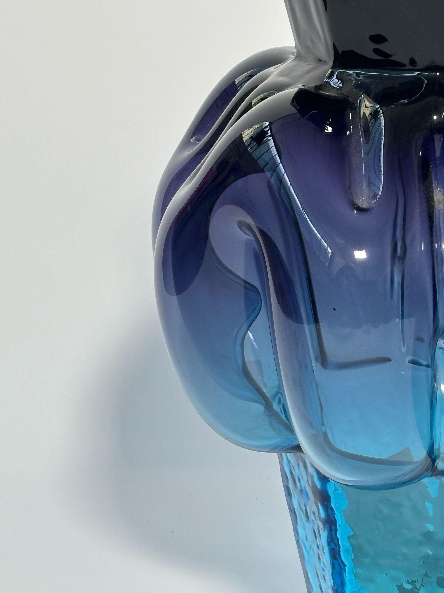 Vaso in vetro di Murano Model No. di Toni Zuccheri per VeArt in vendita 1