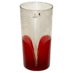 Murano Glass Vase of the Series Pavoni by Tapio Wirkkala for Venini