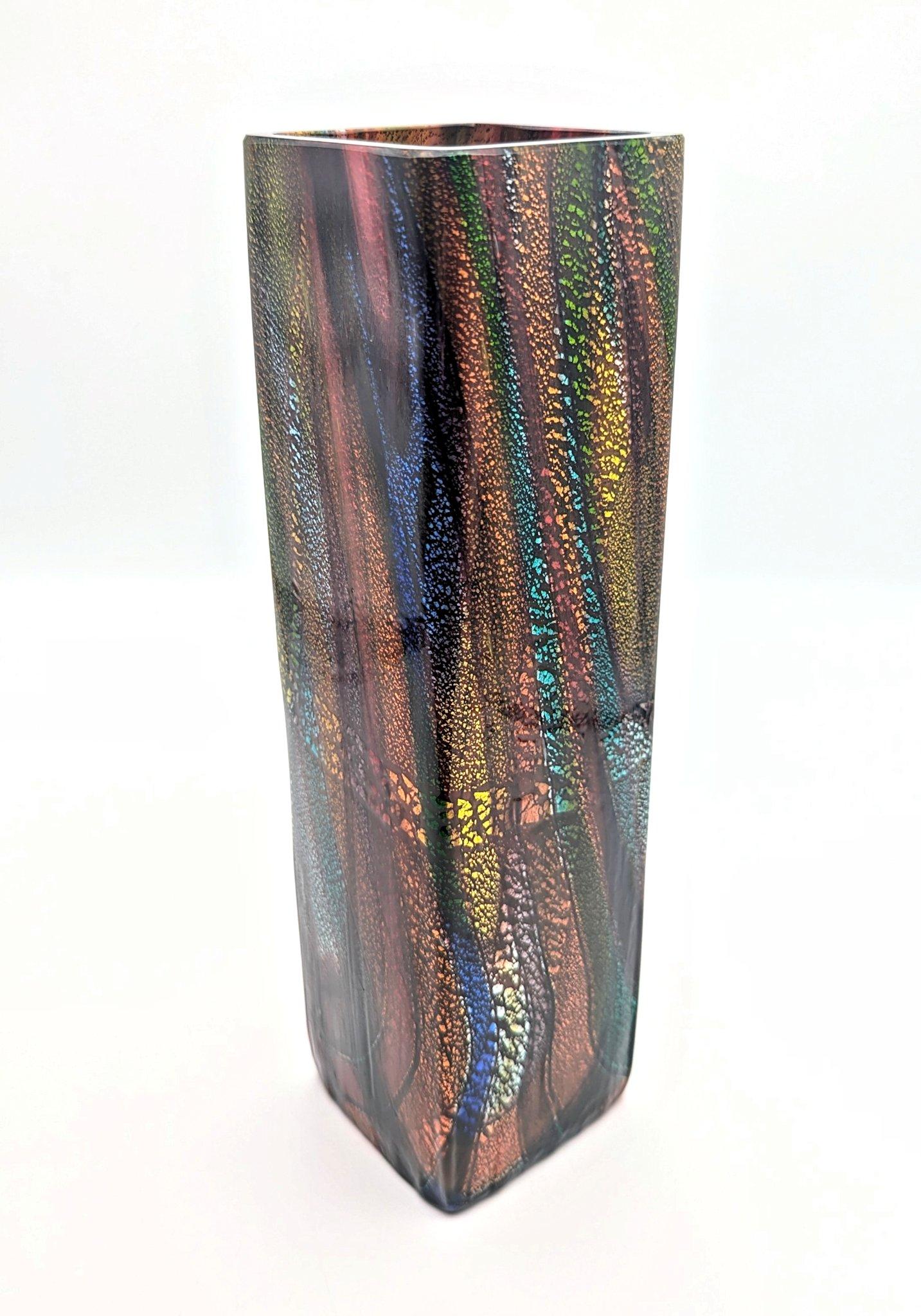 Hand-Crafted Murano glass vase 