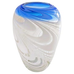 Murano Glass Vase Psychedelic Decor, Italy 1960s